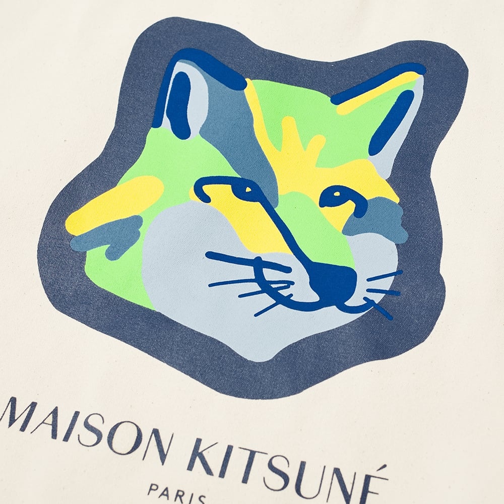 Maison Kitsuné Neon Fox Head Tote Bag - 2