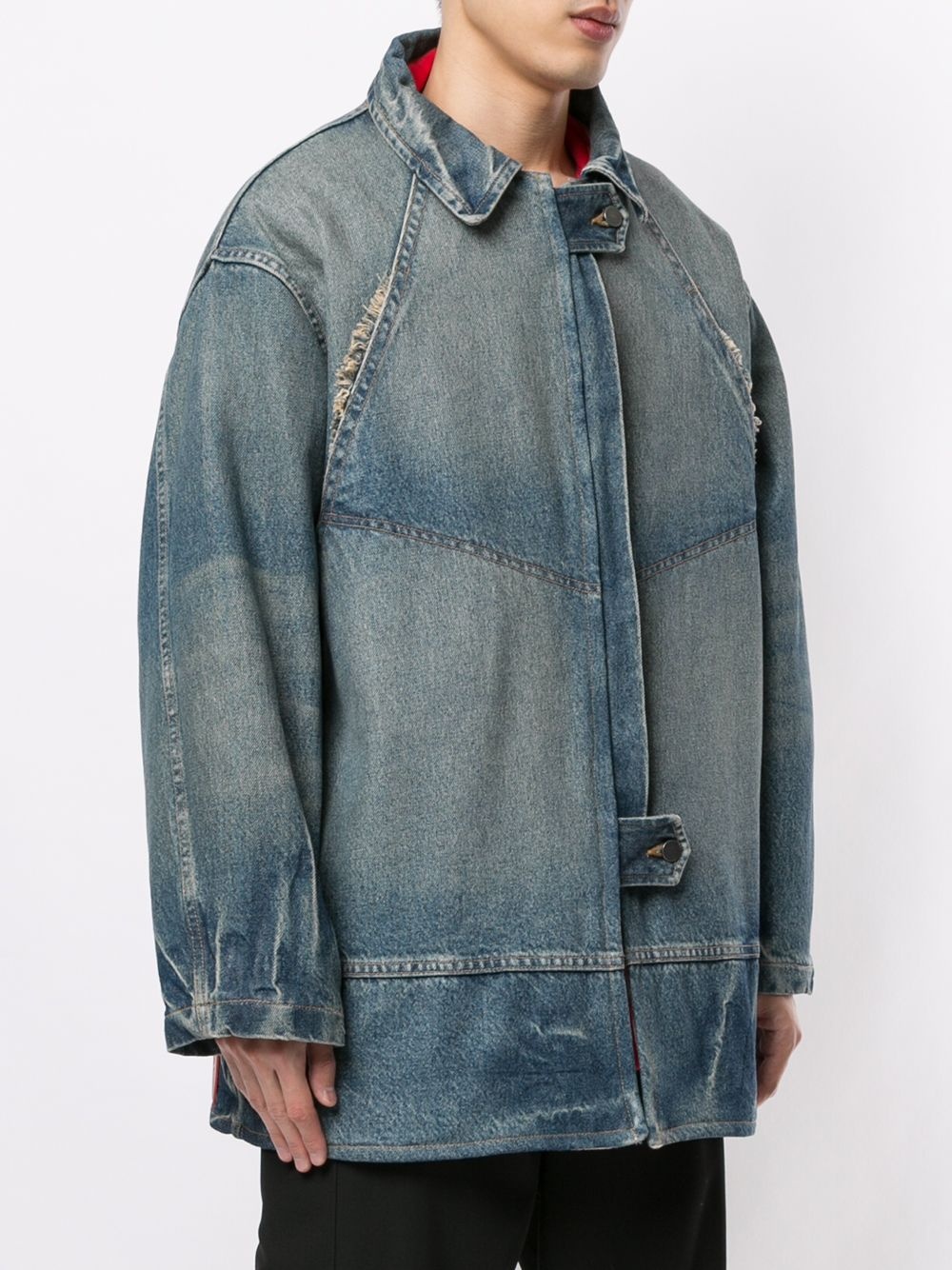 oversized denim jacket - 3