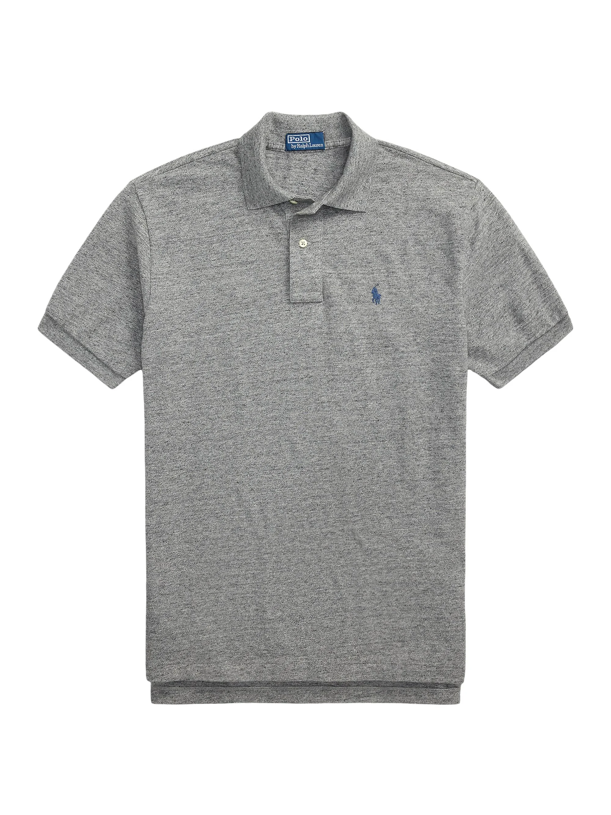 Men's Original-Fit Mesh Polo Shirt - Vintage Salt Pepper - 1