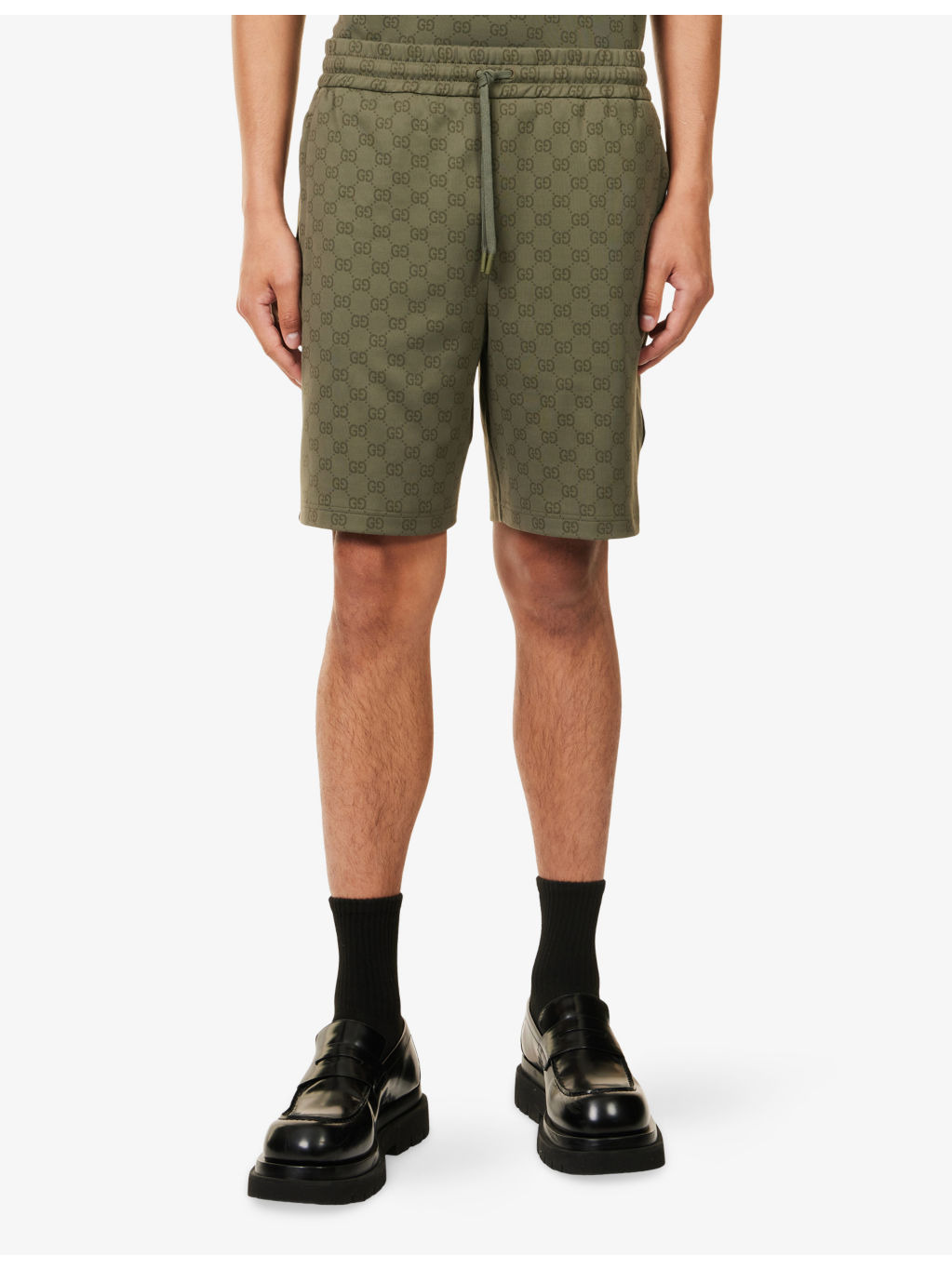 Logo-Print Jacquard Woven Shorts - 3