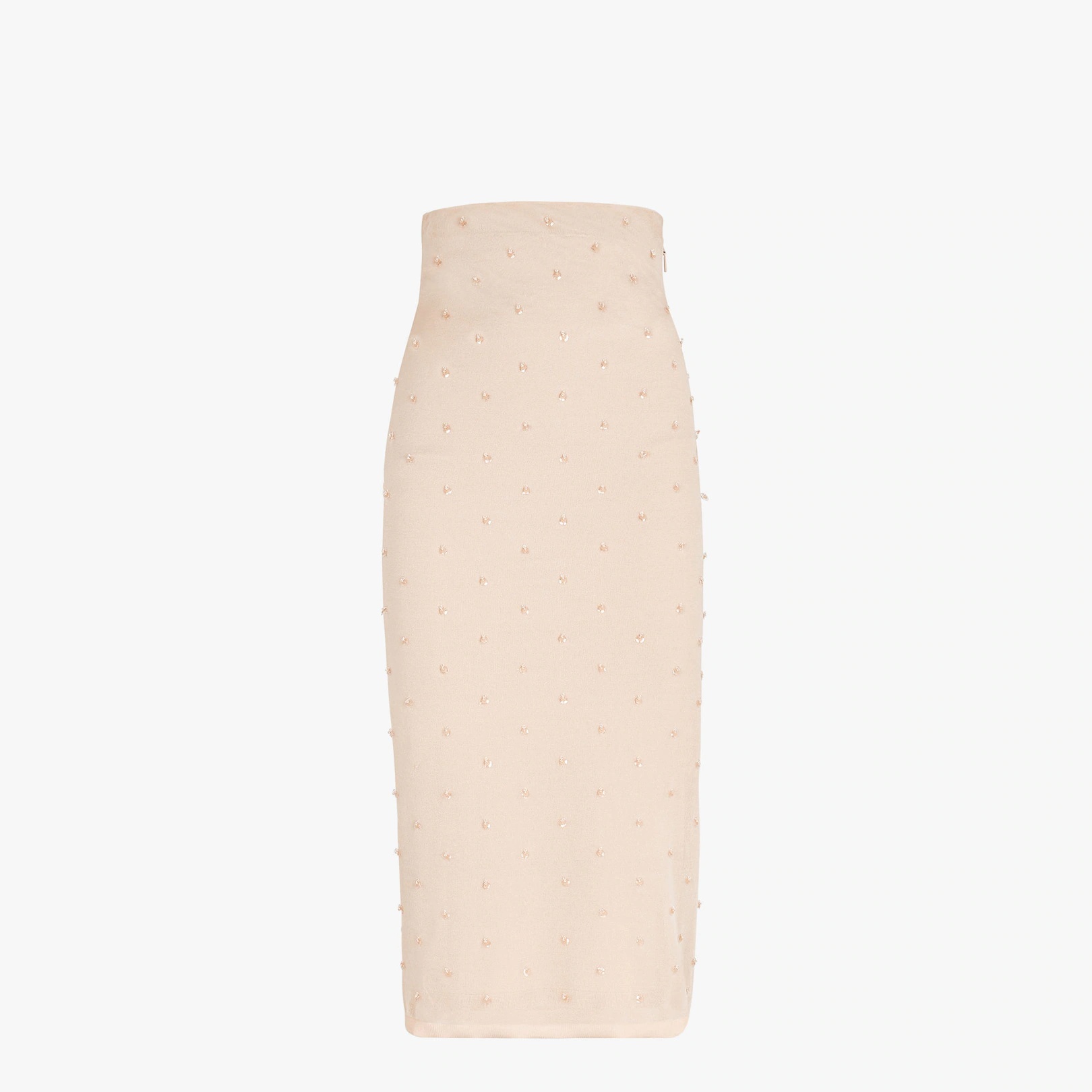 Pink silk skirt - 1