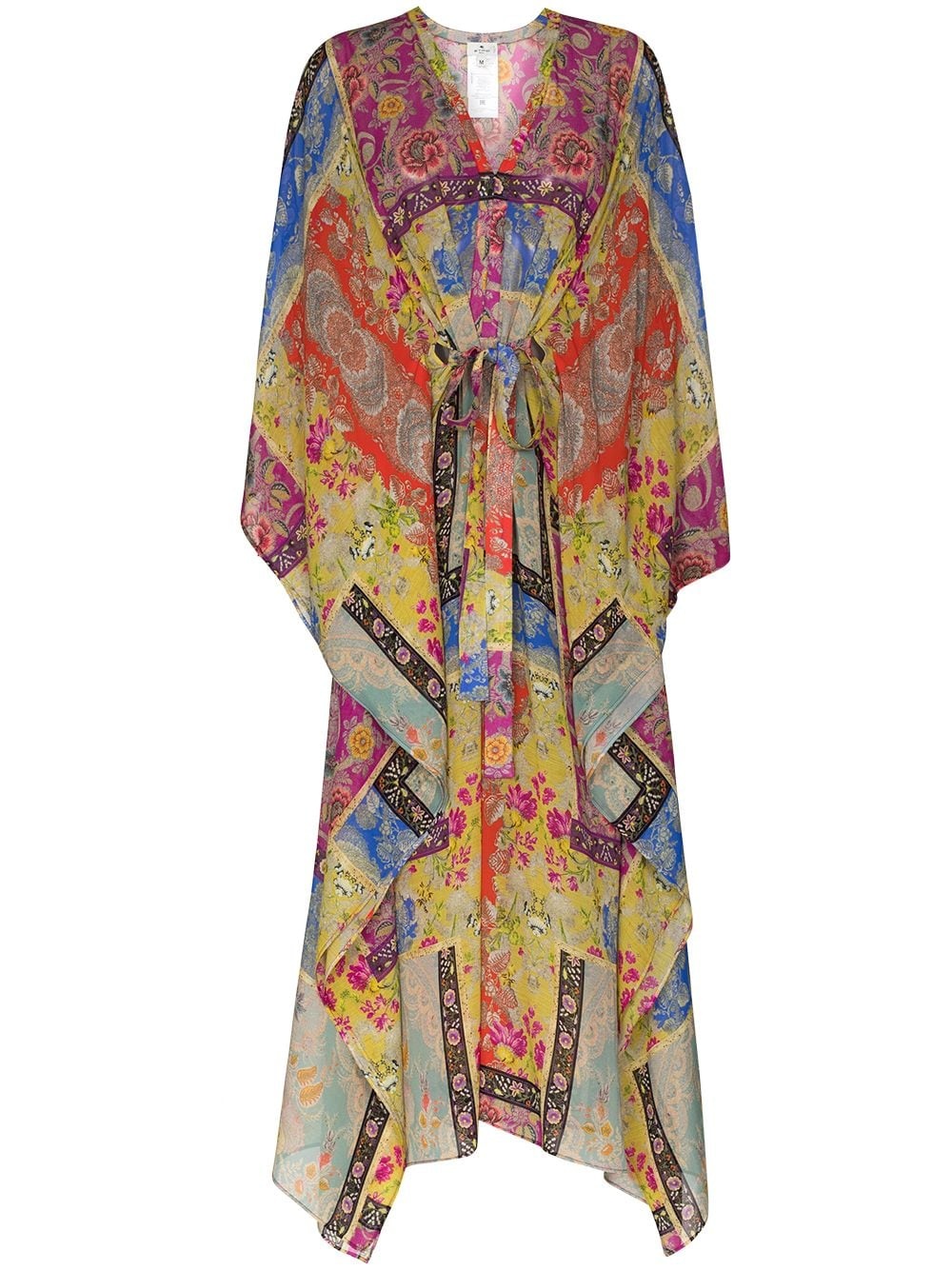 floral-print kaftan - 1