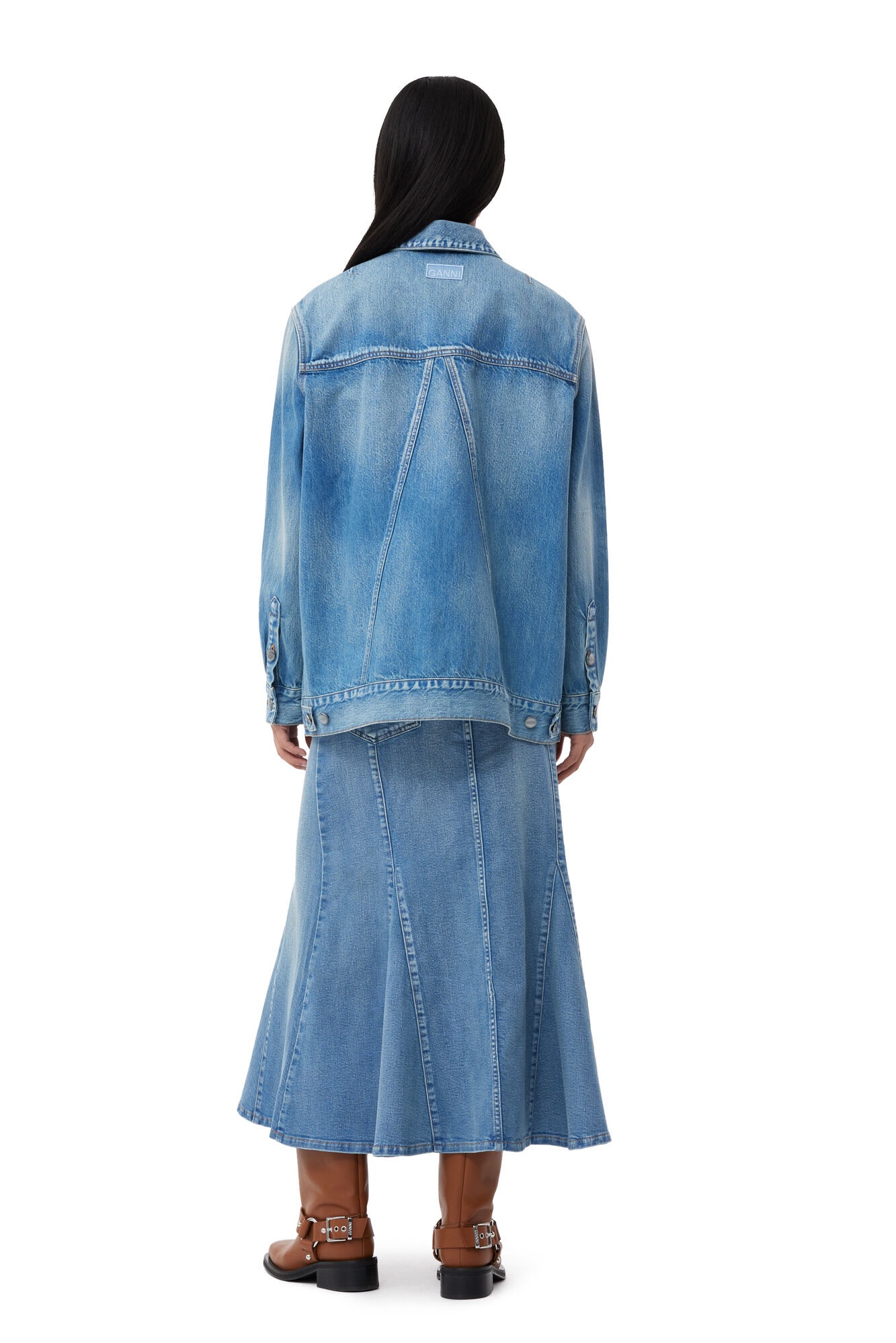 TINT OVERSIZED DENIM JACKET - 5