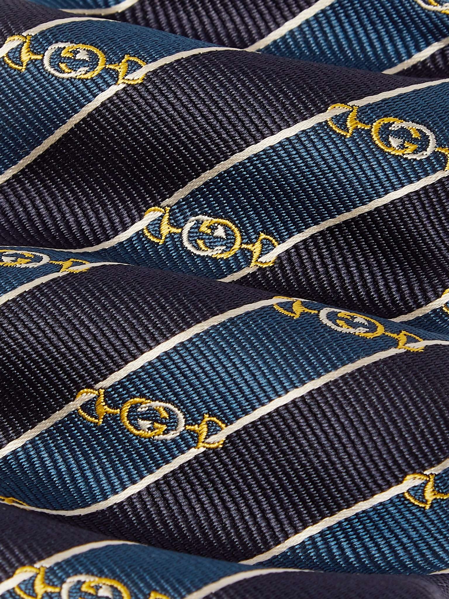 7cm Logo Silk-Jacquard Tie - 3