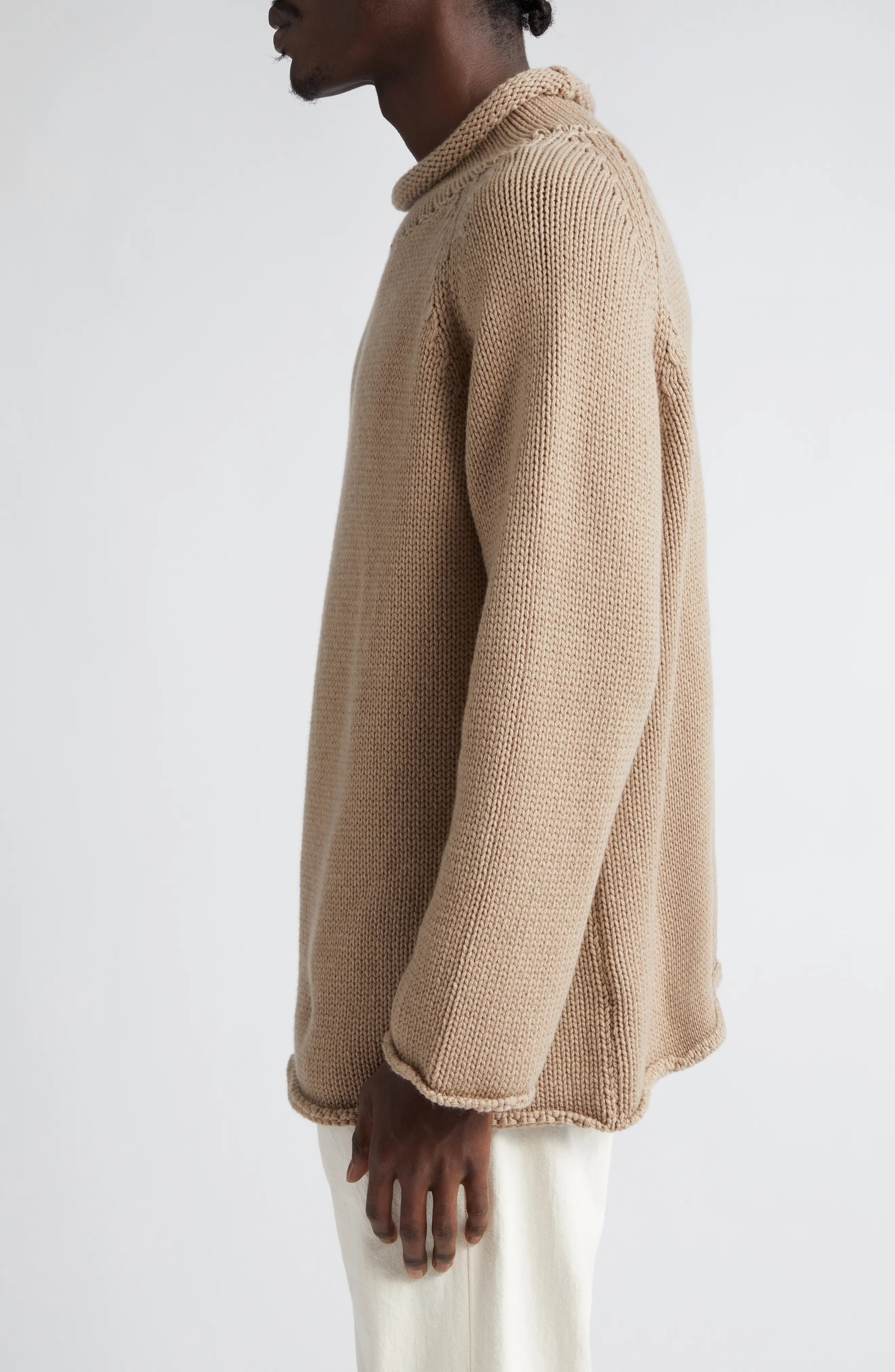 Cashmere Roll Neck Sweater - 4
