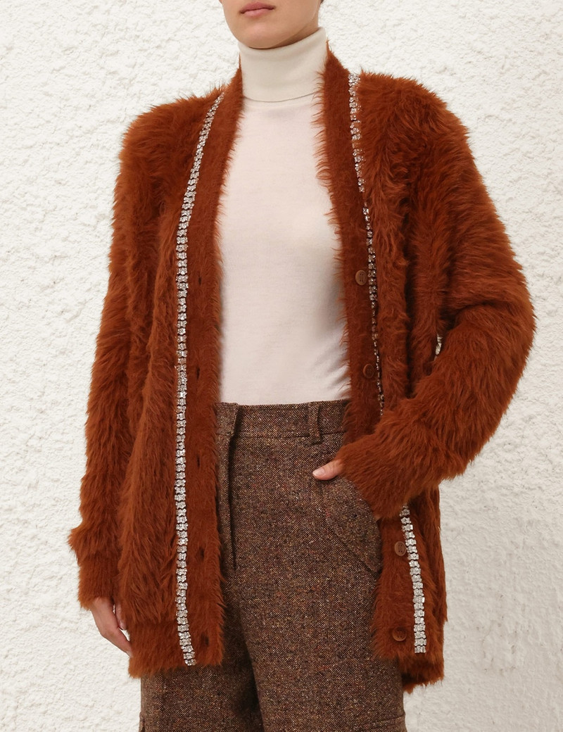 Zimmermann ILLUSTRATION FLUFFY CARDIGAN outlook