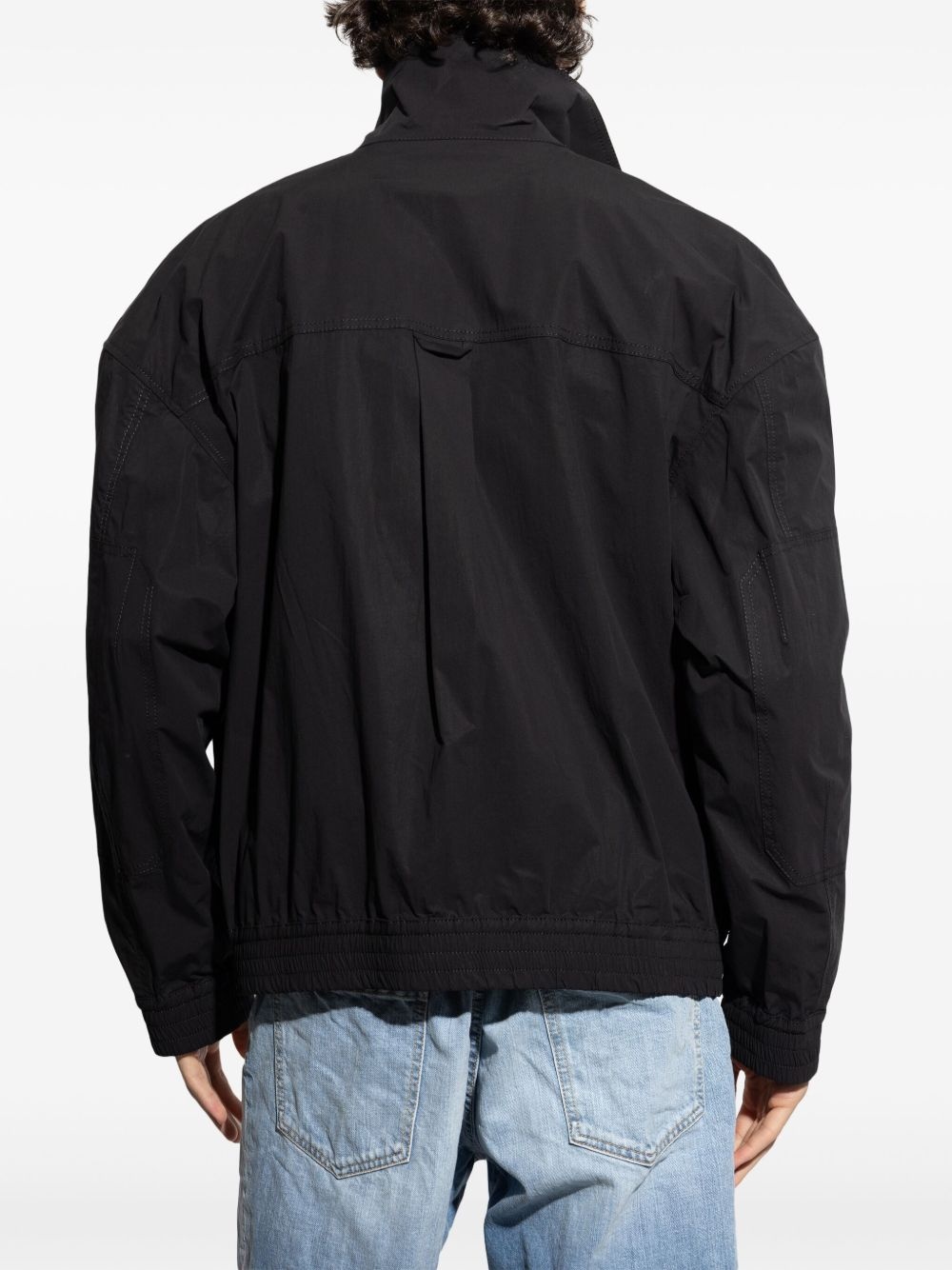 logo-print jacket - 4