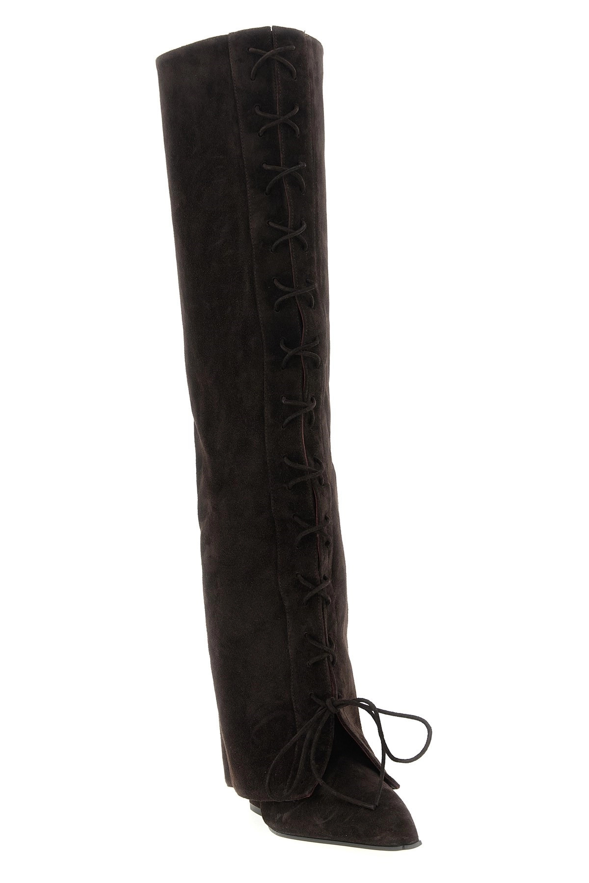 'Jane Fold Over Lace Up' boots - 2
