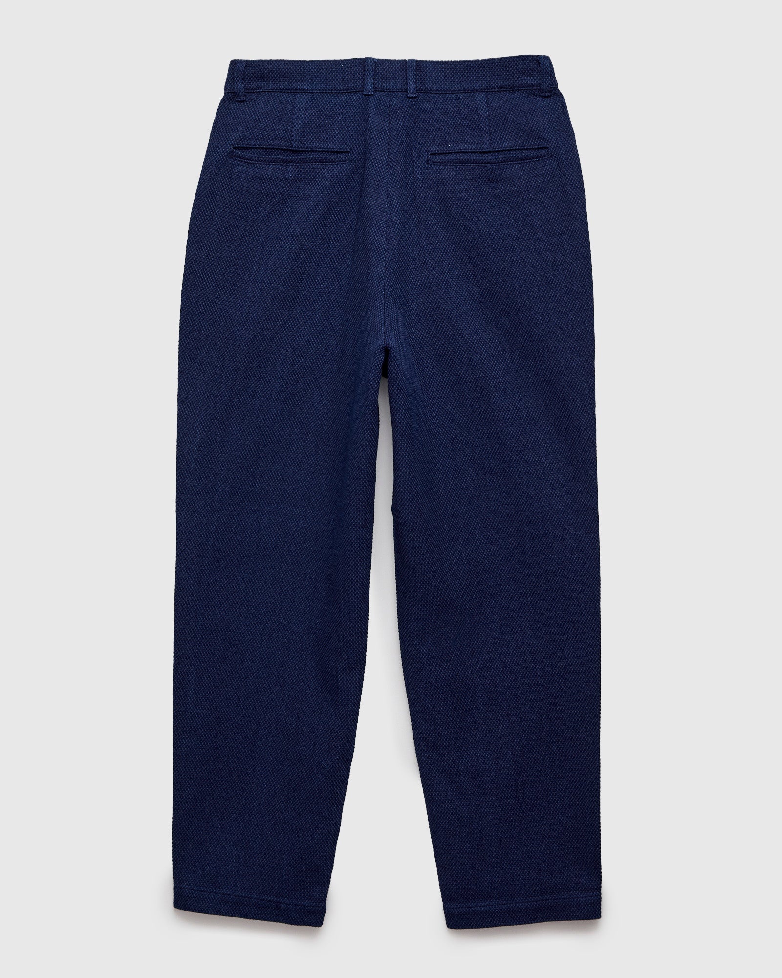 Light Sashiko Trousers in Pure Indigo - 2