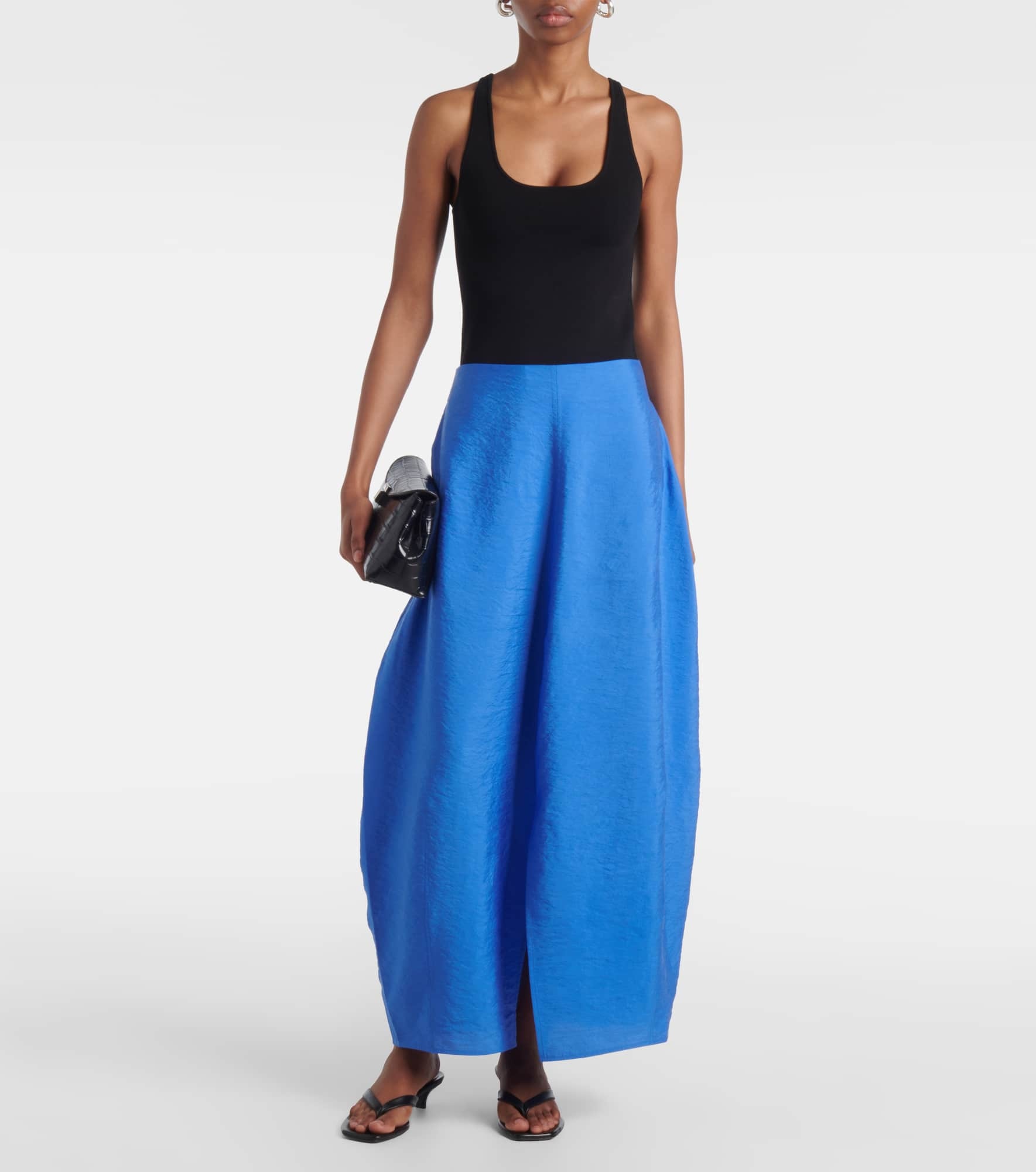 Parachute silk-blend maxi skirt - 2