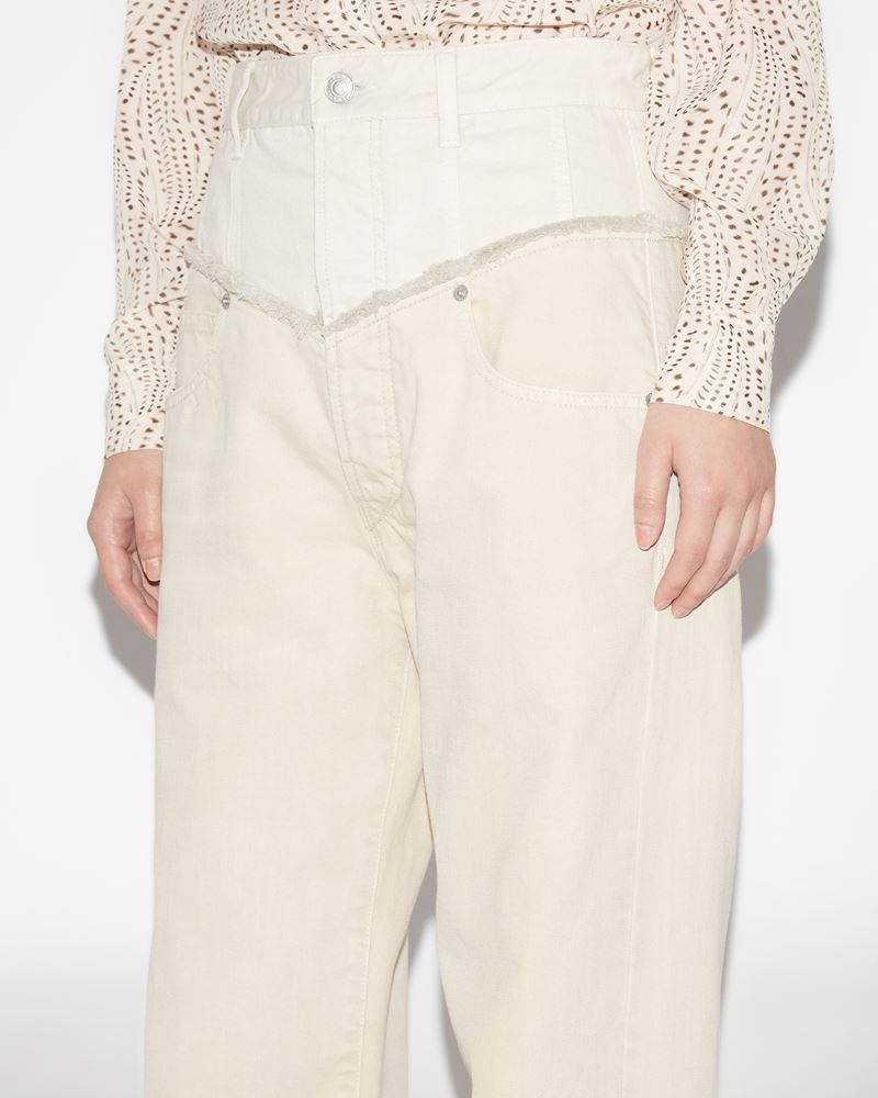 NOEMIE DENIM PANTS - 3