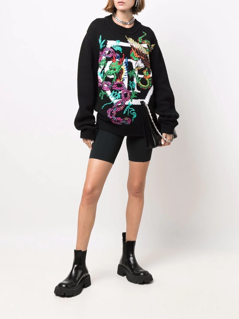 patterned intarsia-knit jumper - 2