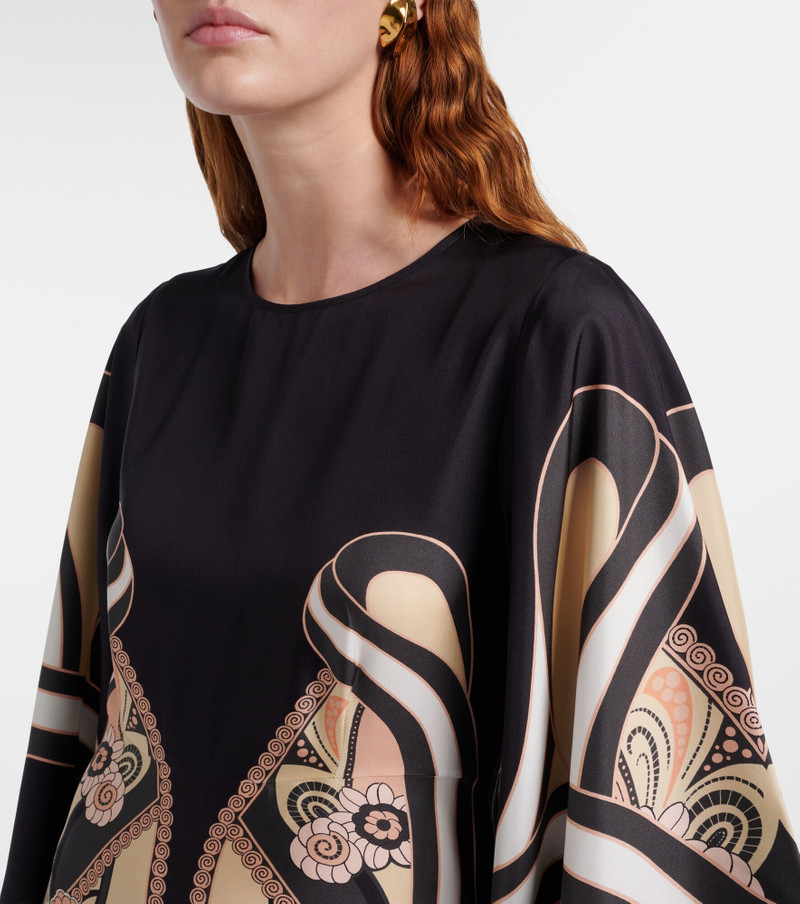 Sorella printed silk maxi dress 3