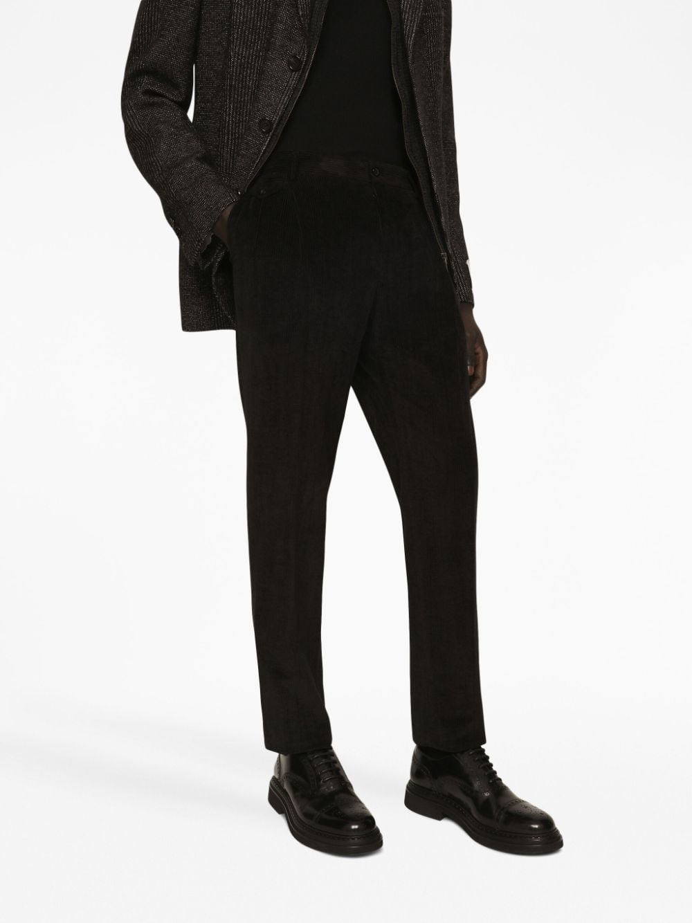 corduroy tailored trousers - 5