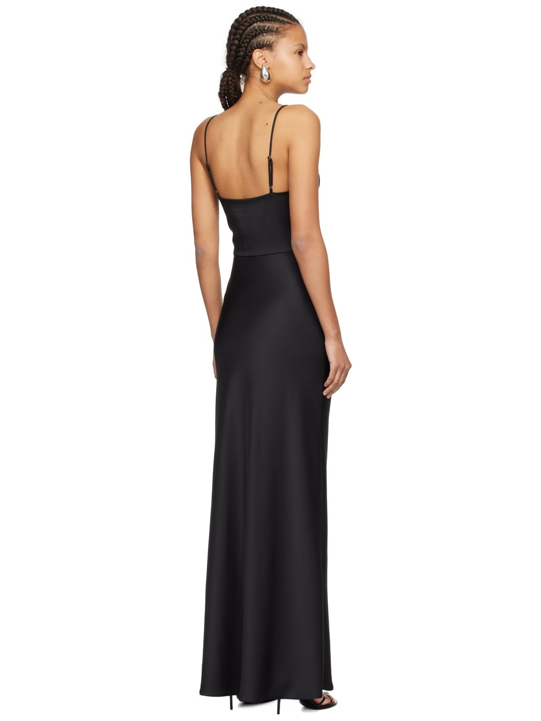 Black Mari Lou Maxi Dress - 3
