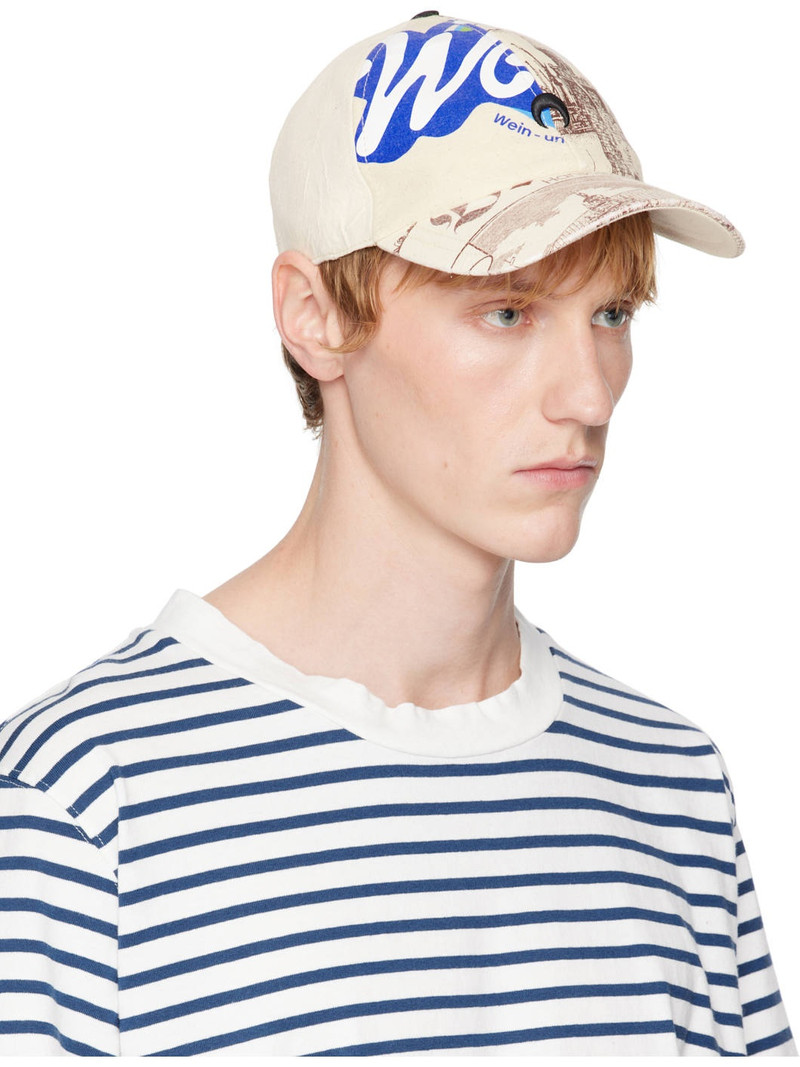 Marine Serre Beige Regenerated Tote Bags Baseball Cap outlook