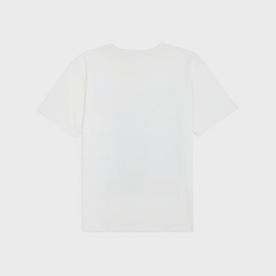 CELINE LOOSE T-SHIRT IN COTTON JERSEY WITH ARTIST PRINT outlook