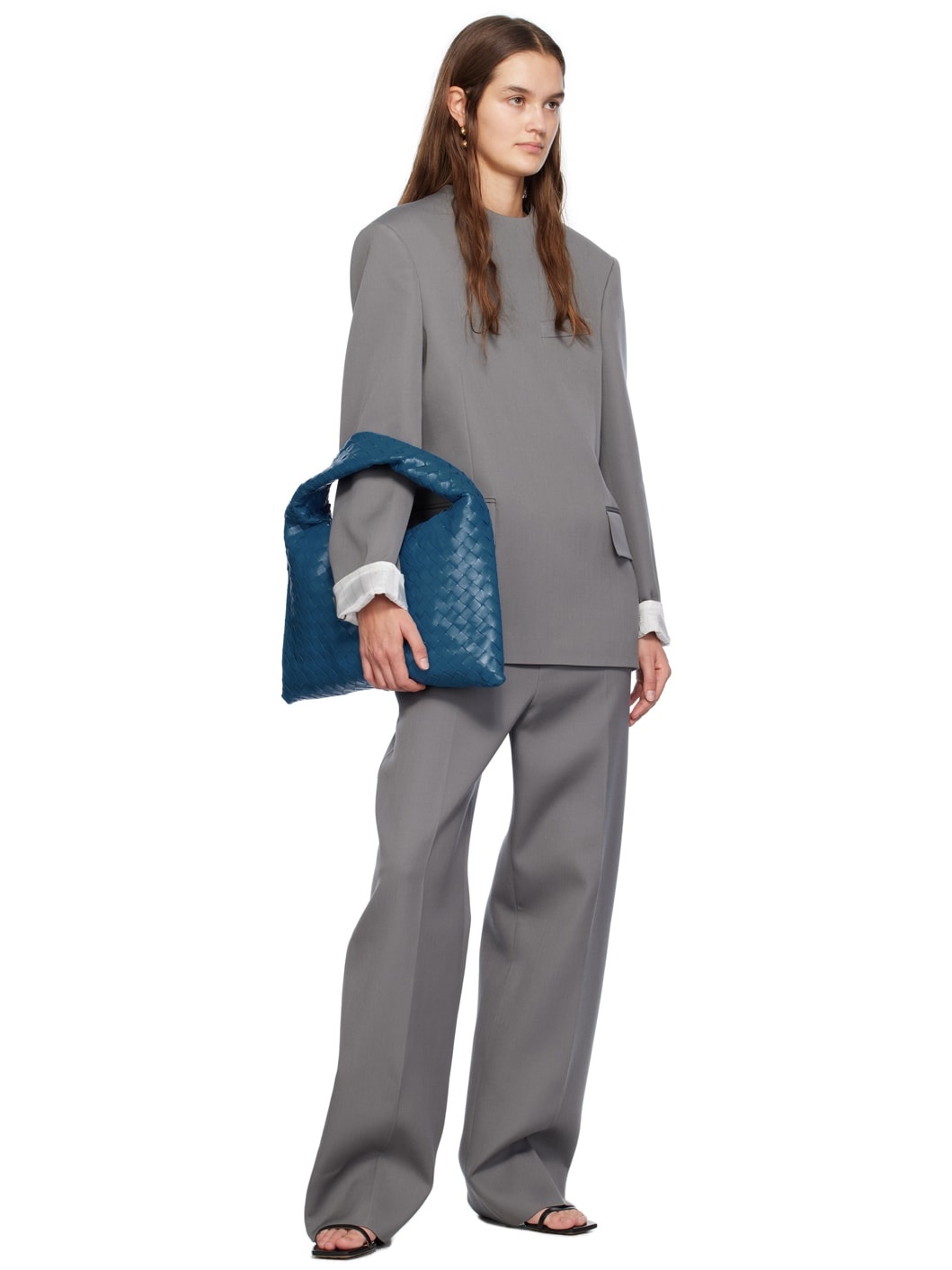 Navy Small Hop Bag - 4