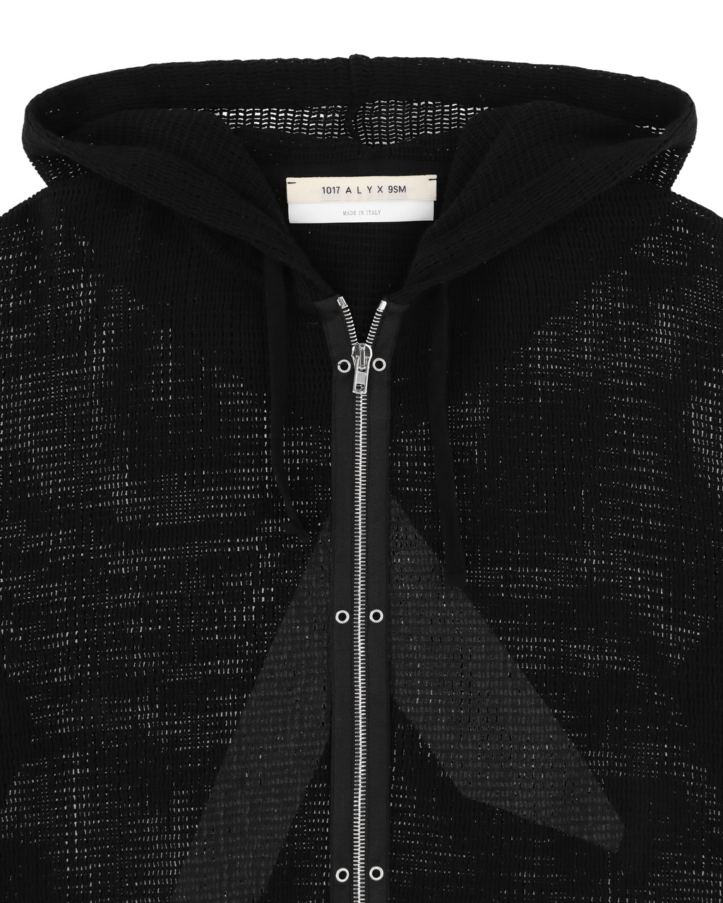 ZIP-UP MESH HOODED L/S TOP - 7