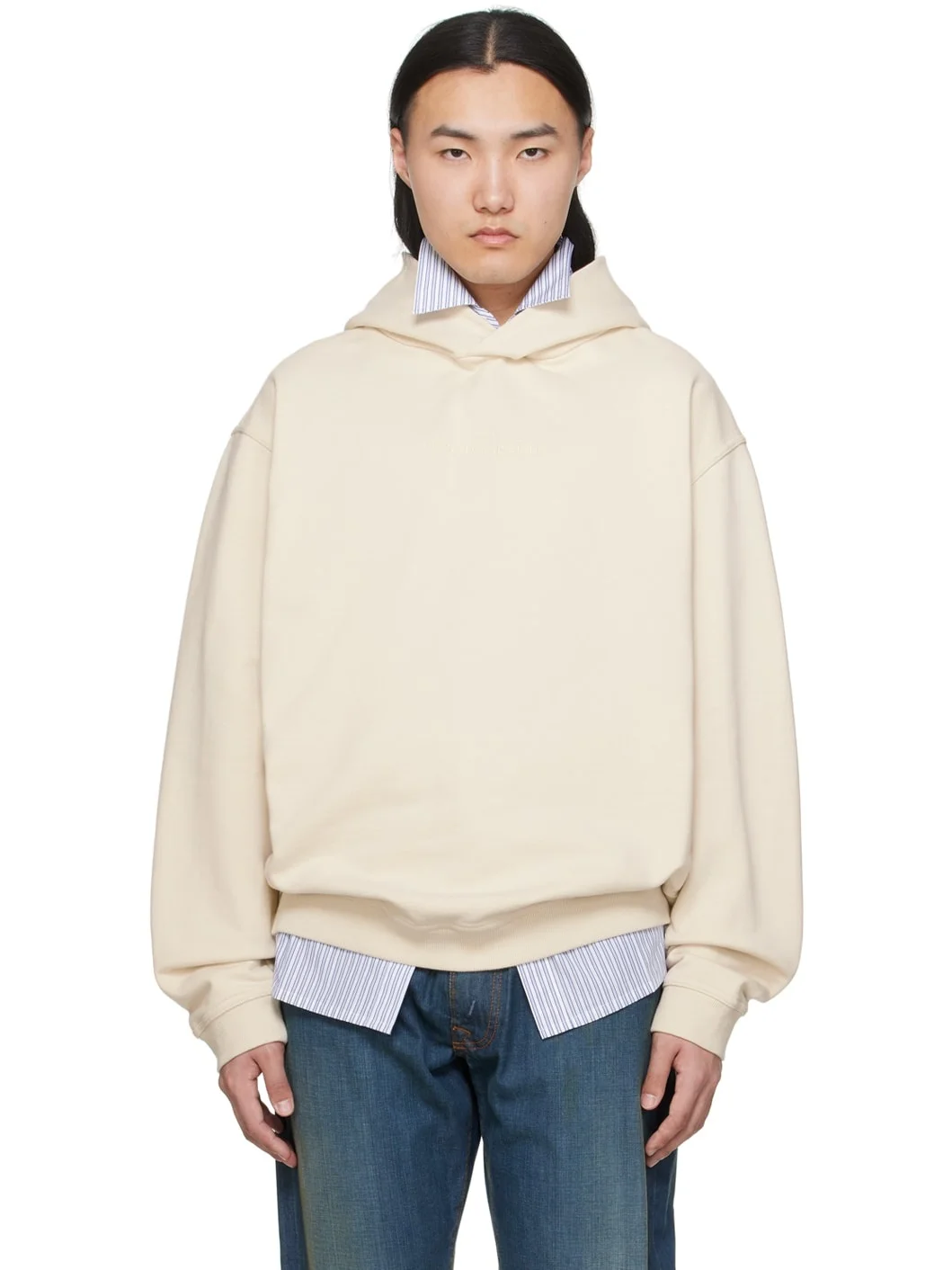 Off-White Embroidered Hoodie - 1