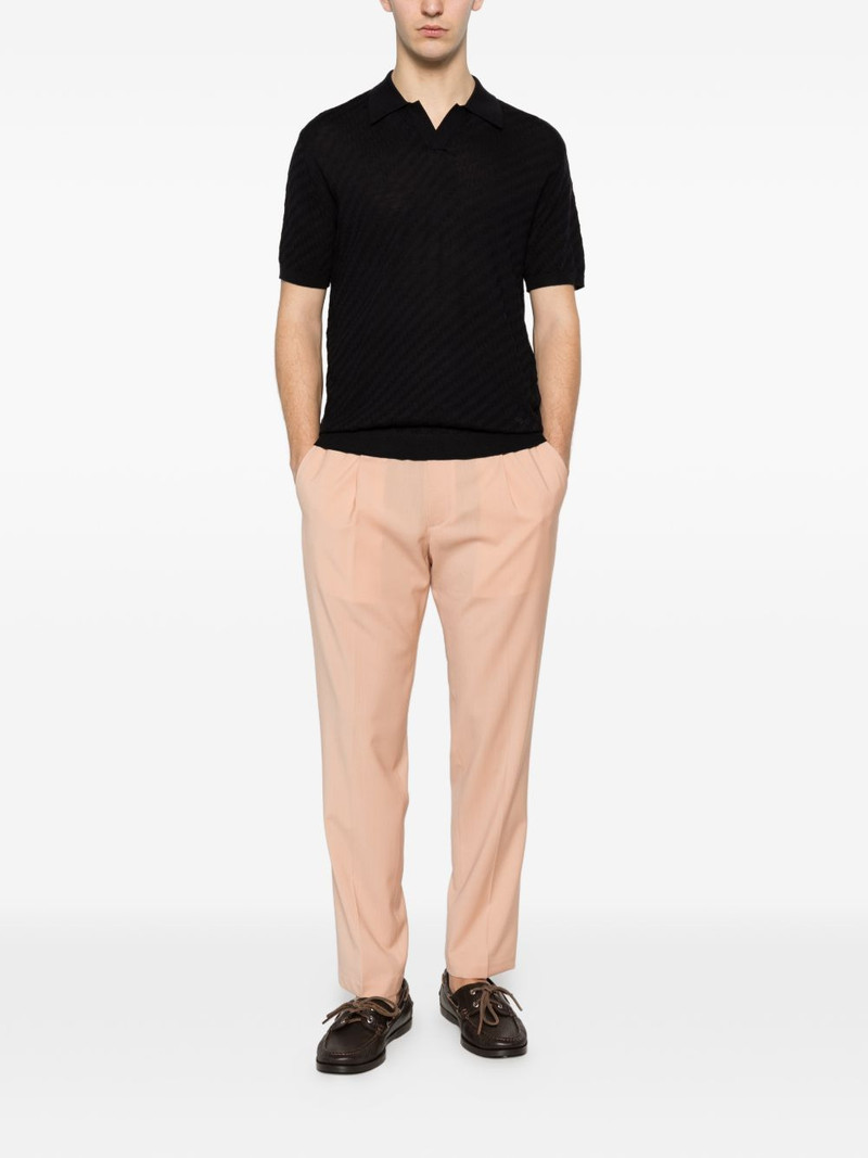 EMPORIO ARMANI jacquard polo outlook