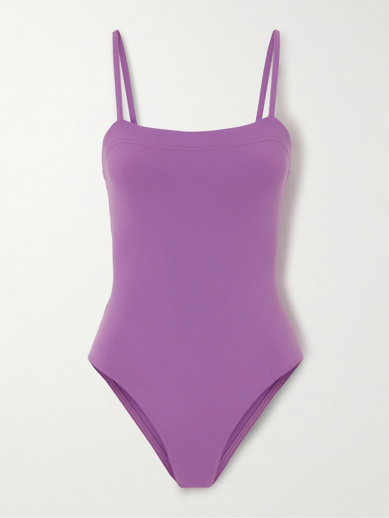 Les Essentiels Aquarelle swimsuit Purple 1