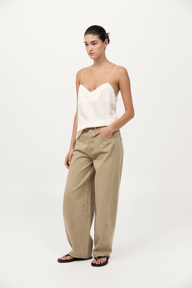 Silk Twill Cami - Milk - 5
