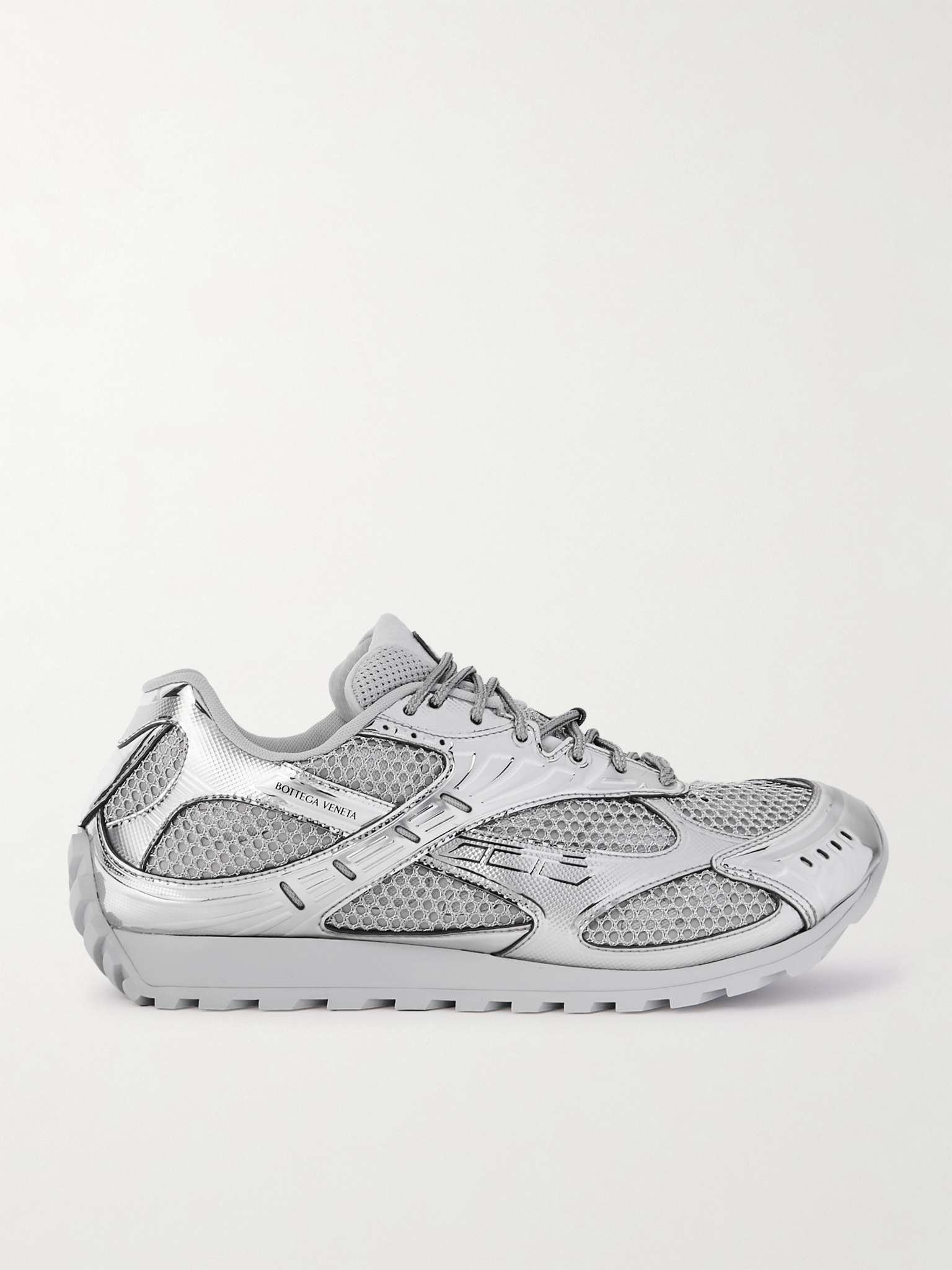 Orbit Metallic Rubber and Mesh Sneakers - 1