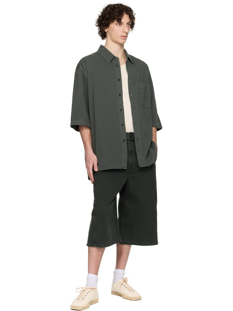 Lemaire Gray S/S Denim Shirt outlook