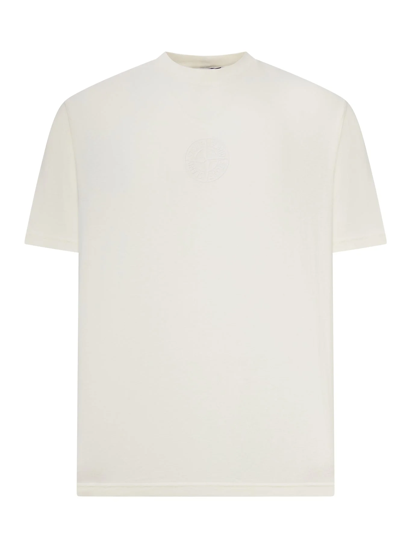 T-SHIRT WITH COMPASS LOGO PRINT - 1