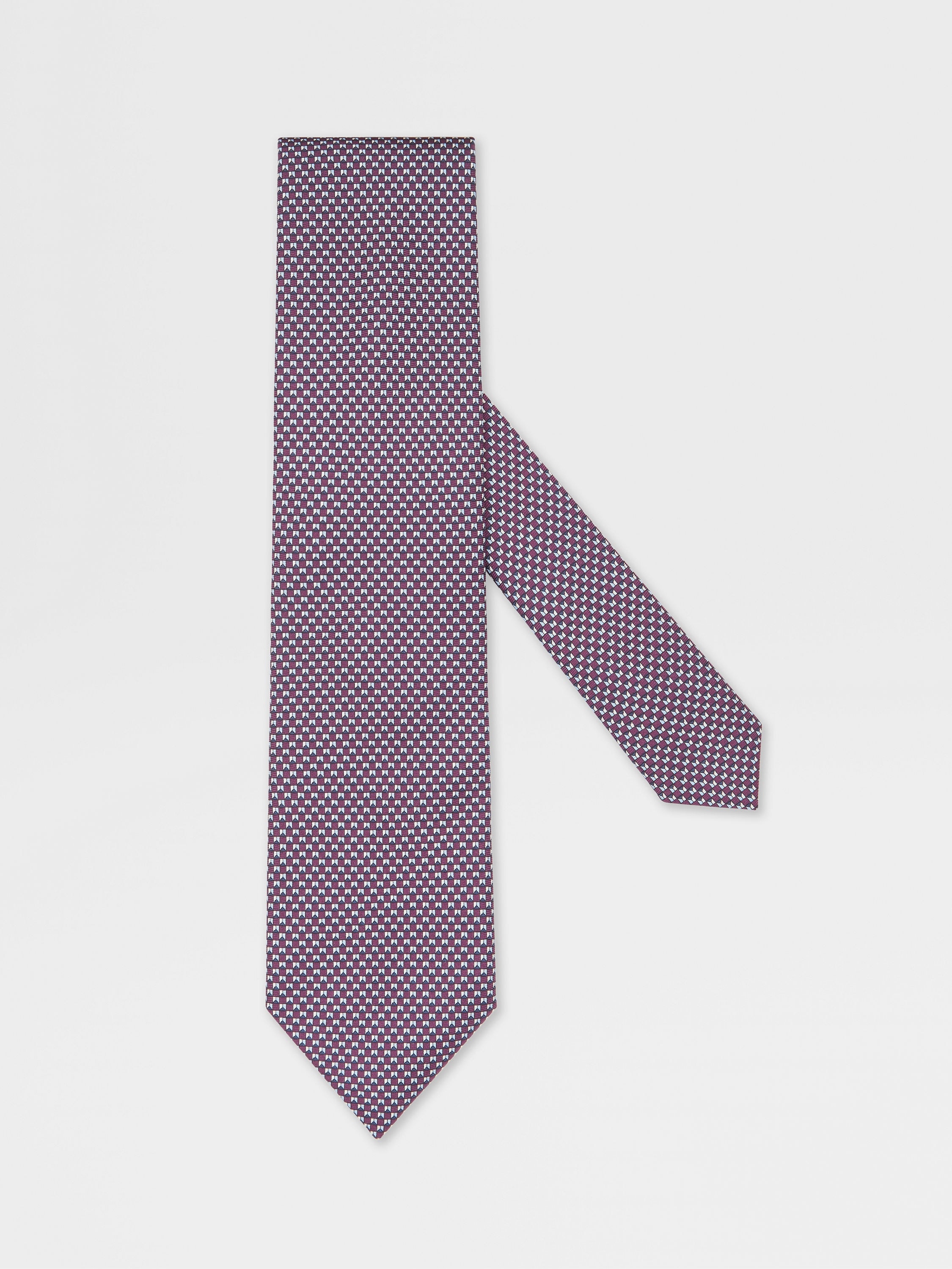 VIOLET SILK TIE - 1