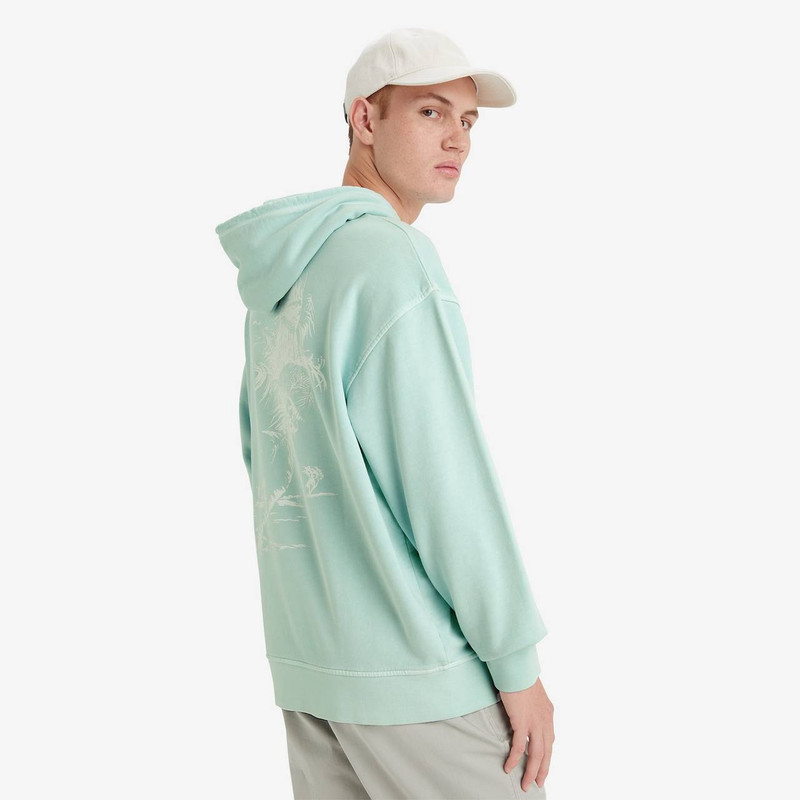 RELAXED FIT GRAPHIC HOODIE SWEATSHIRT 4