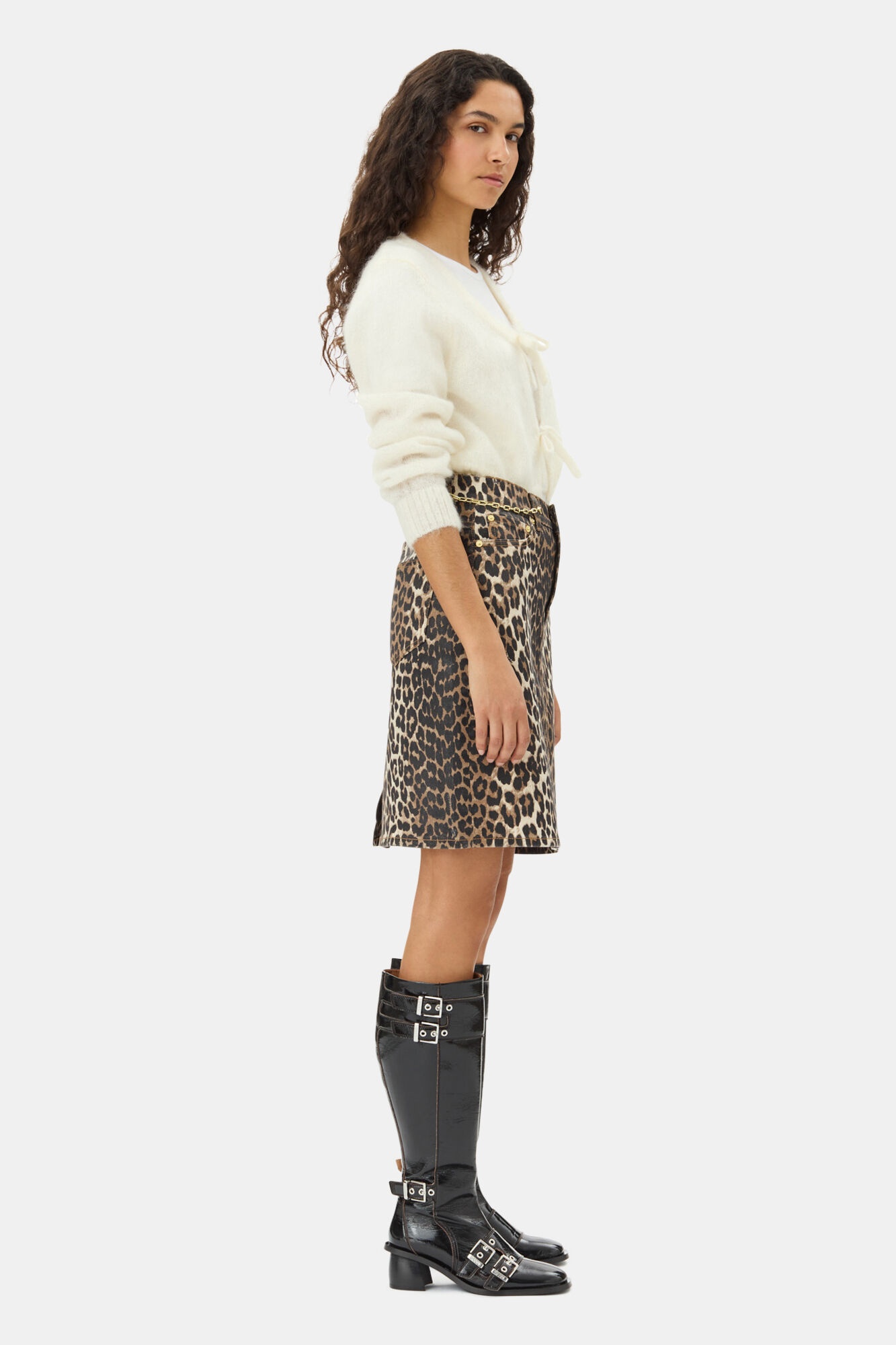 LEOPARD FOIL SKIRTS - 4