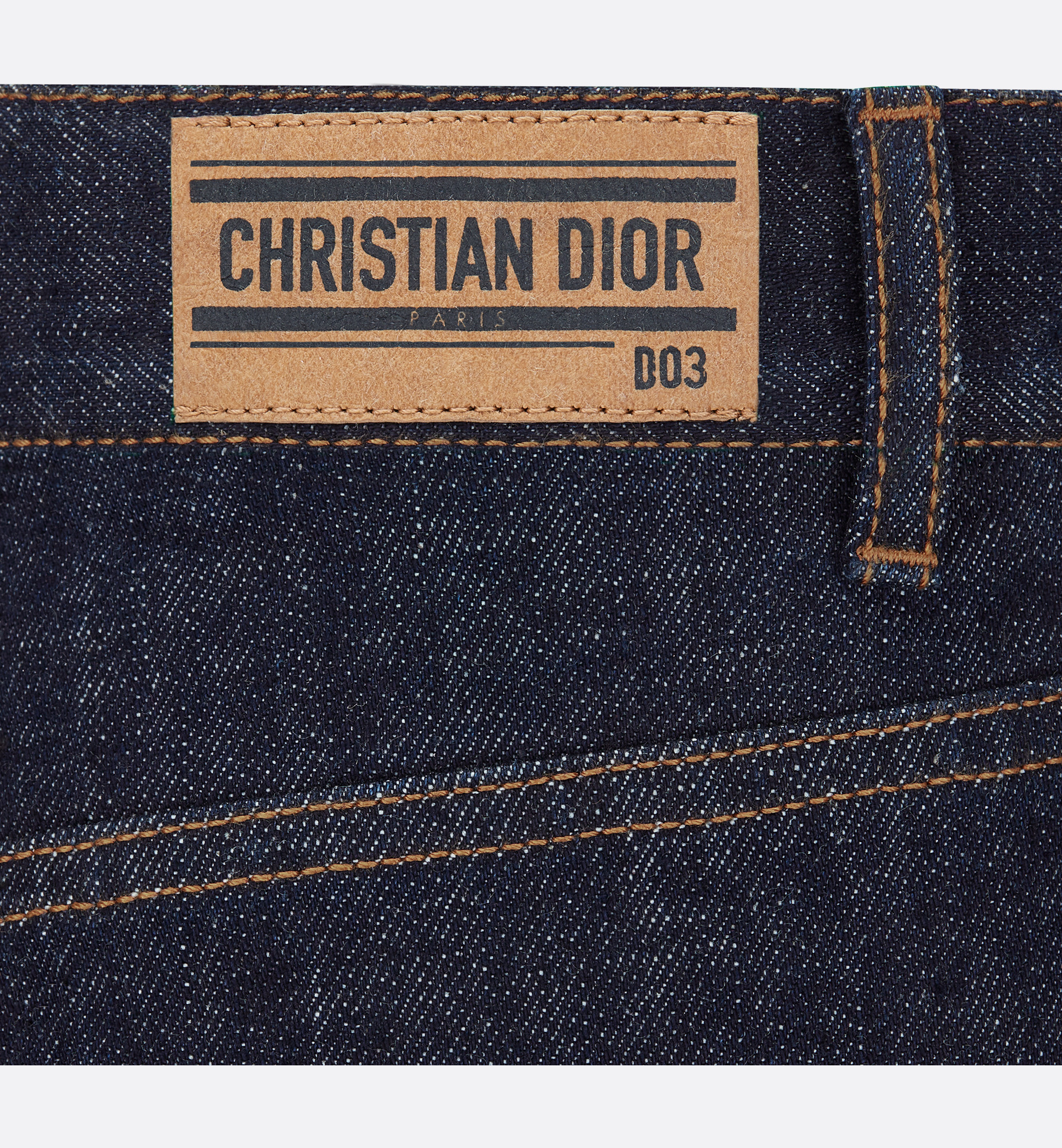 Dior 8 Straight Cropped Jeans, D03 - 5