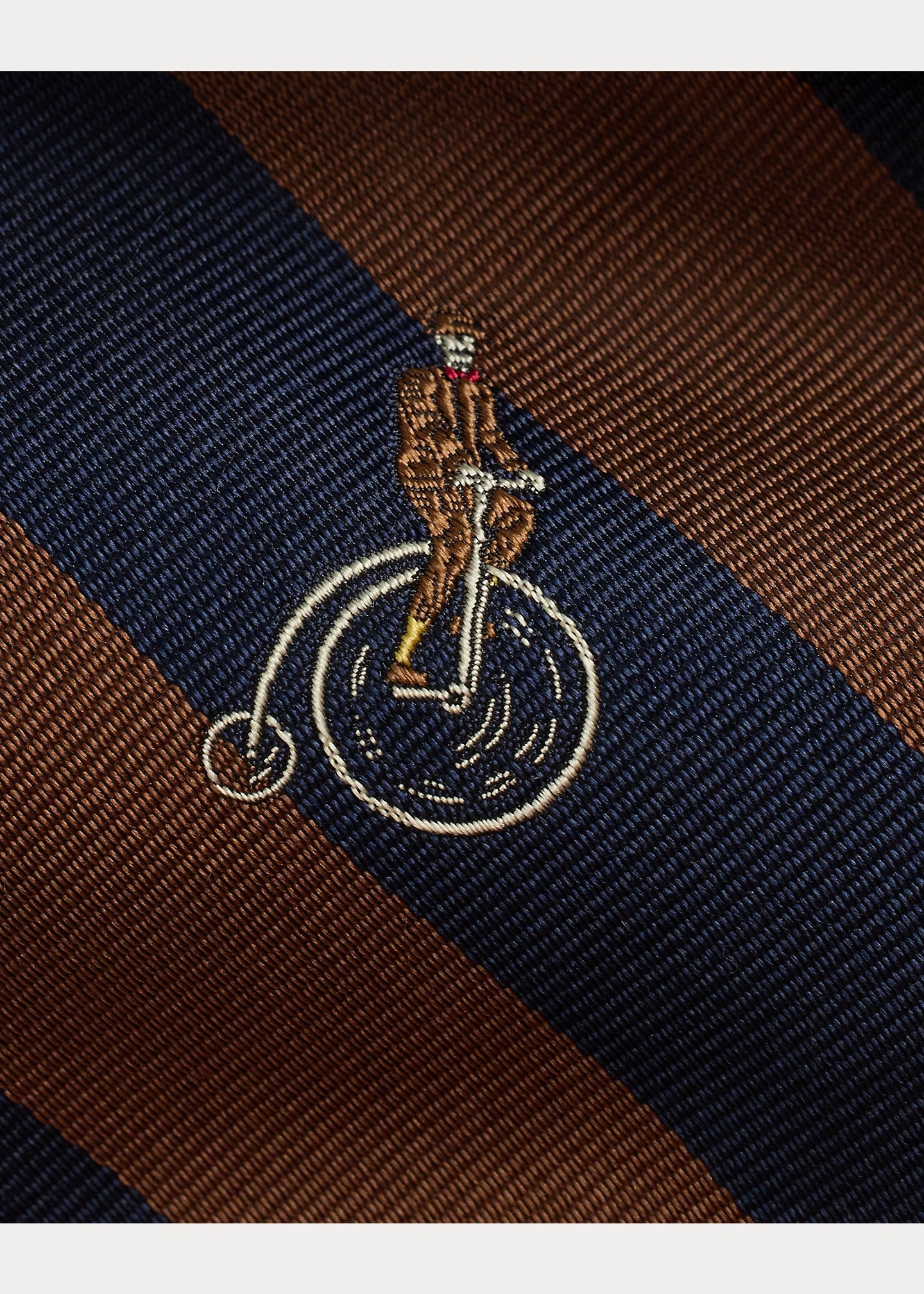 Handmade High-Wheel Silk Repp Tie - 3