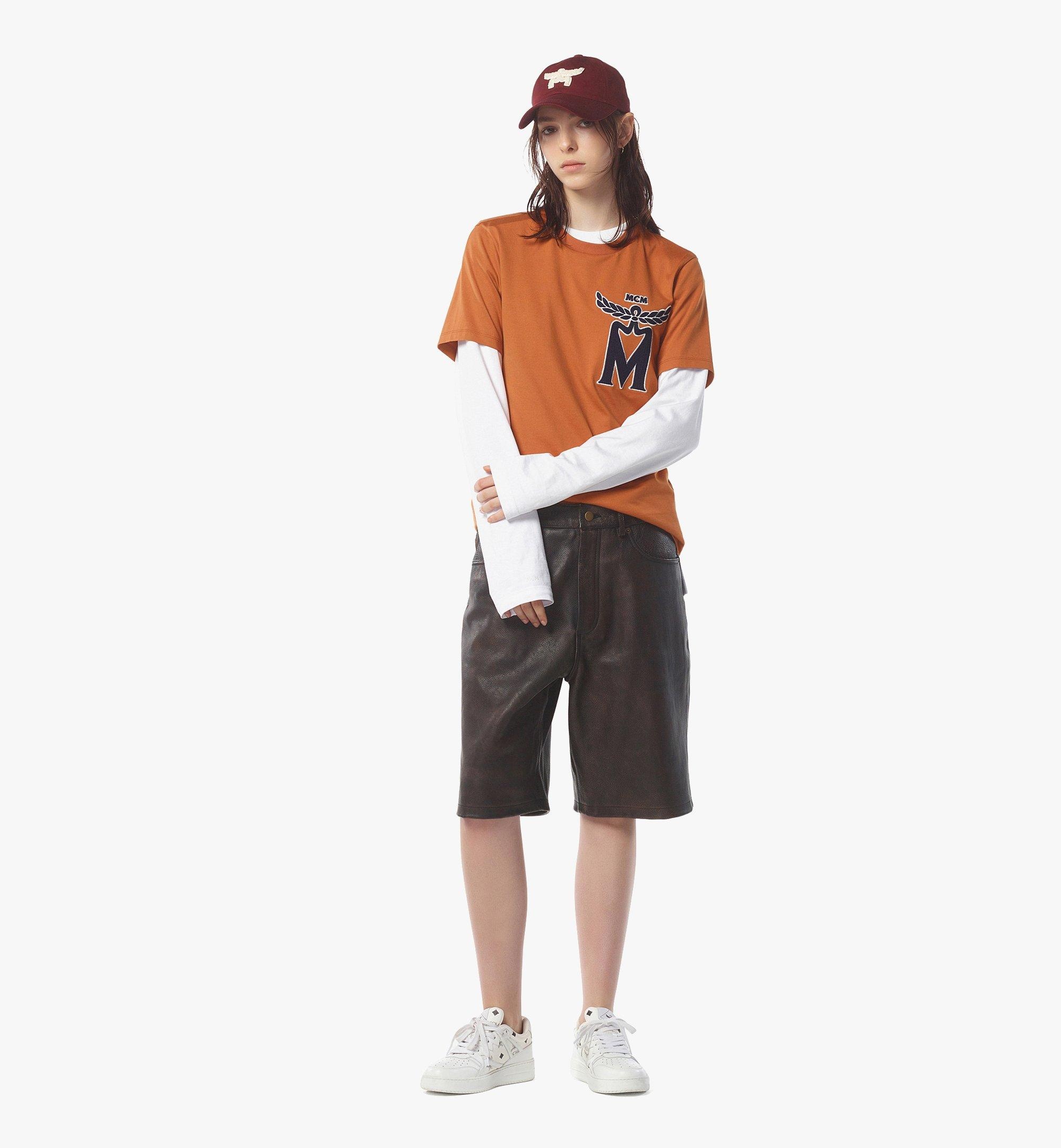M Logo Embroidery T-Shirt in Organic Cotton - 4