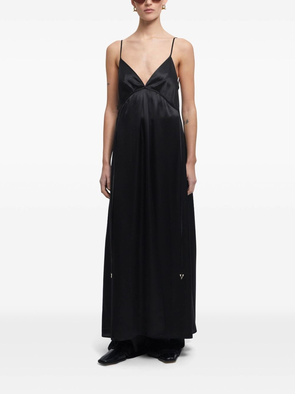 satin maxi dress - 2
