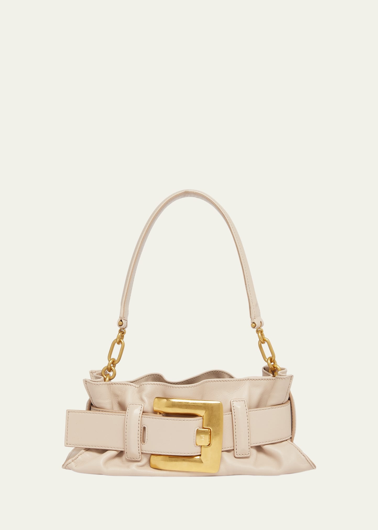 Anthem Mini Buckle Shoulder Bag in Calfskin Leather - 1