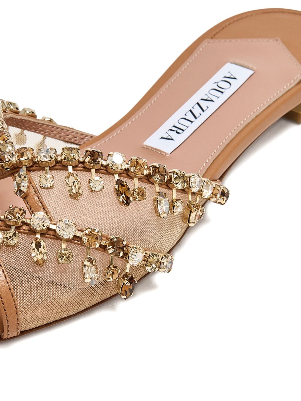 Temptation crystal-embellished mesh sandals - 4