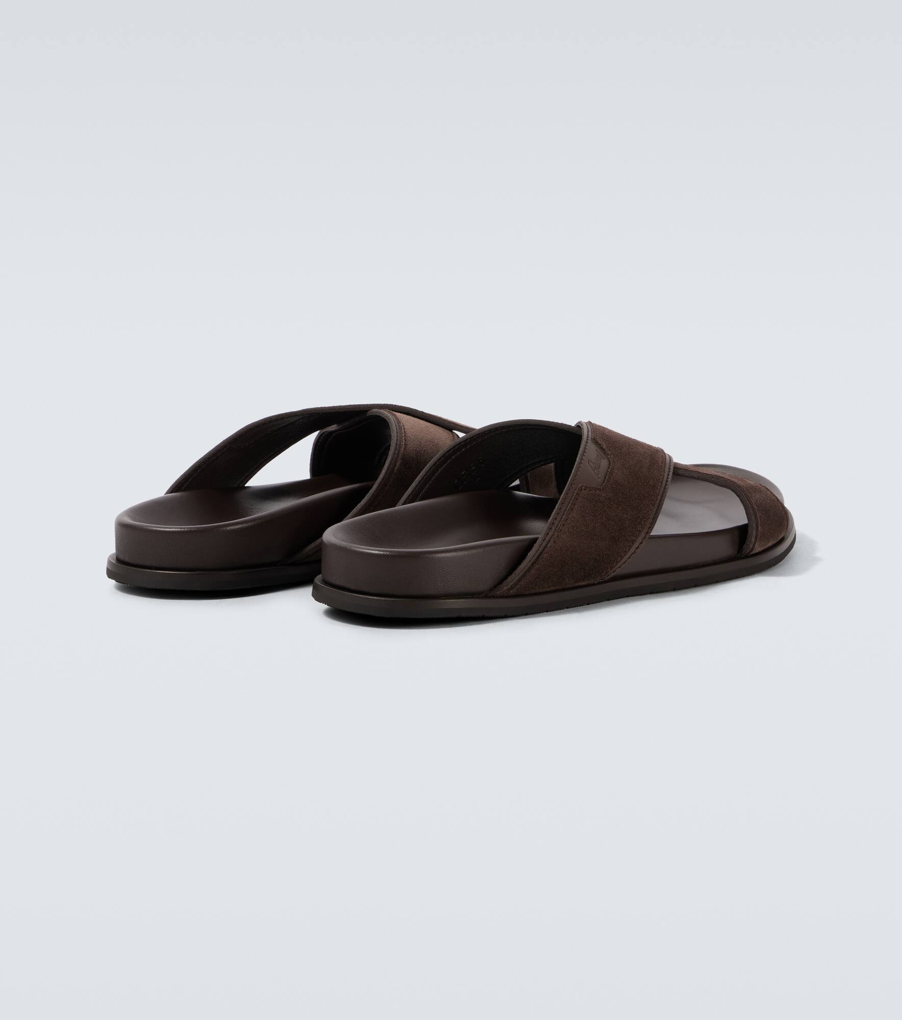 Suede slides - 6