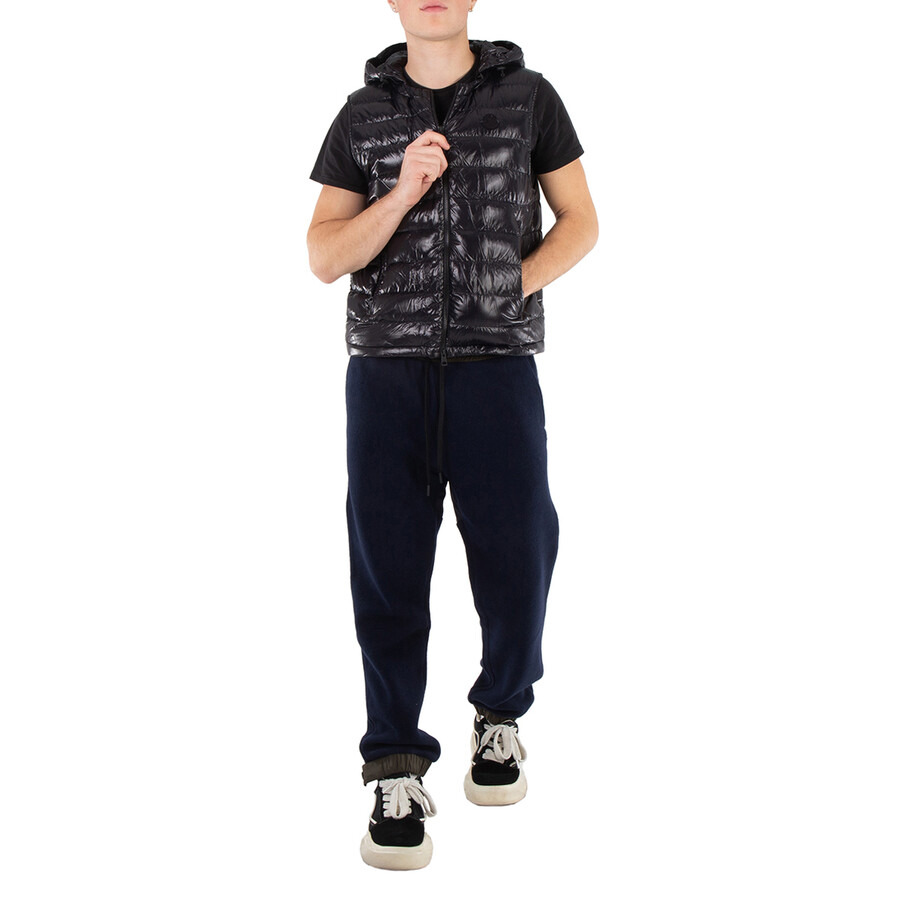 Moncler Grenoble Fleece Track Pants In Dark Navy - 2