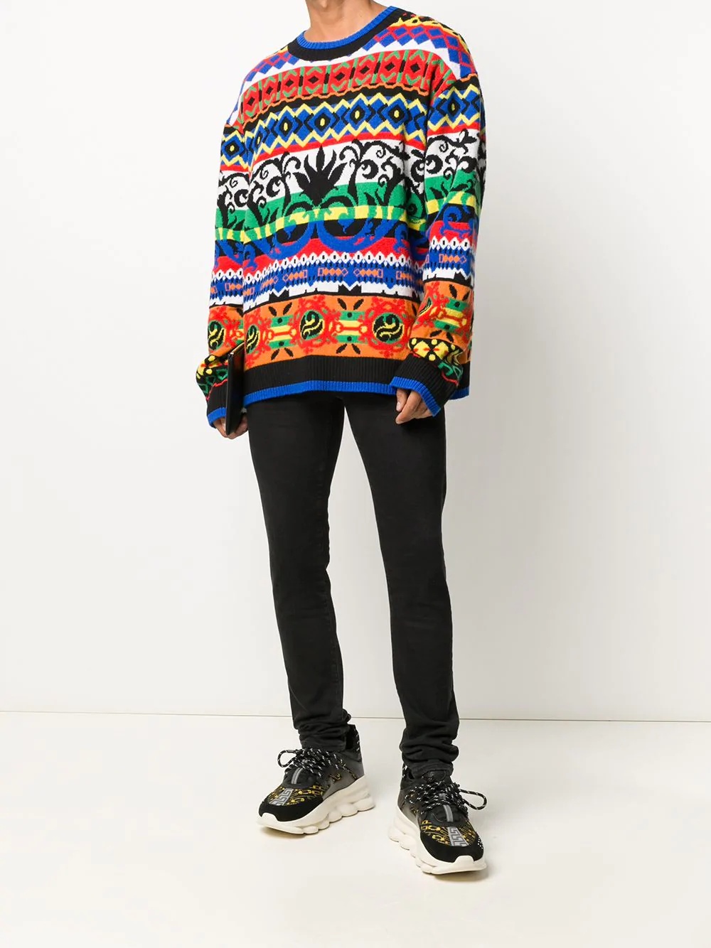 geometric pattern jumper - 2