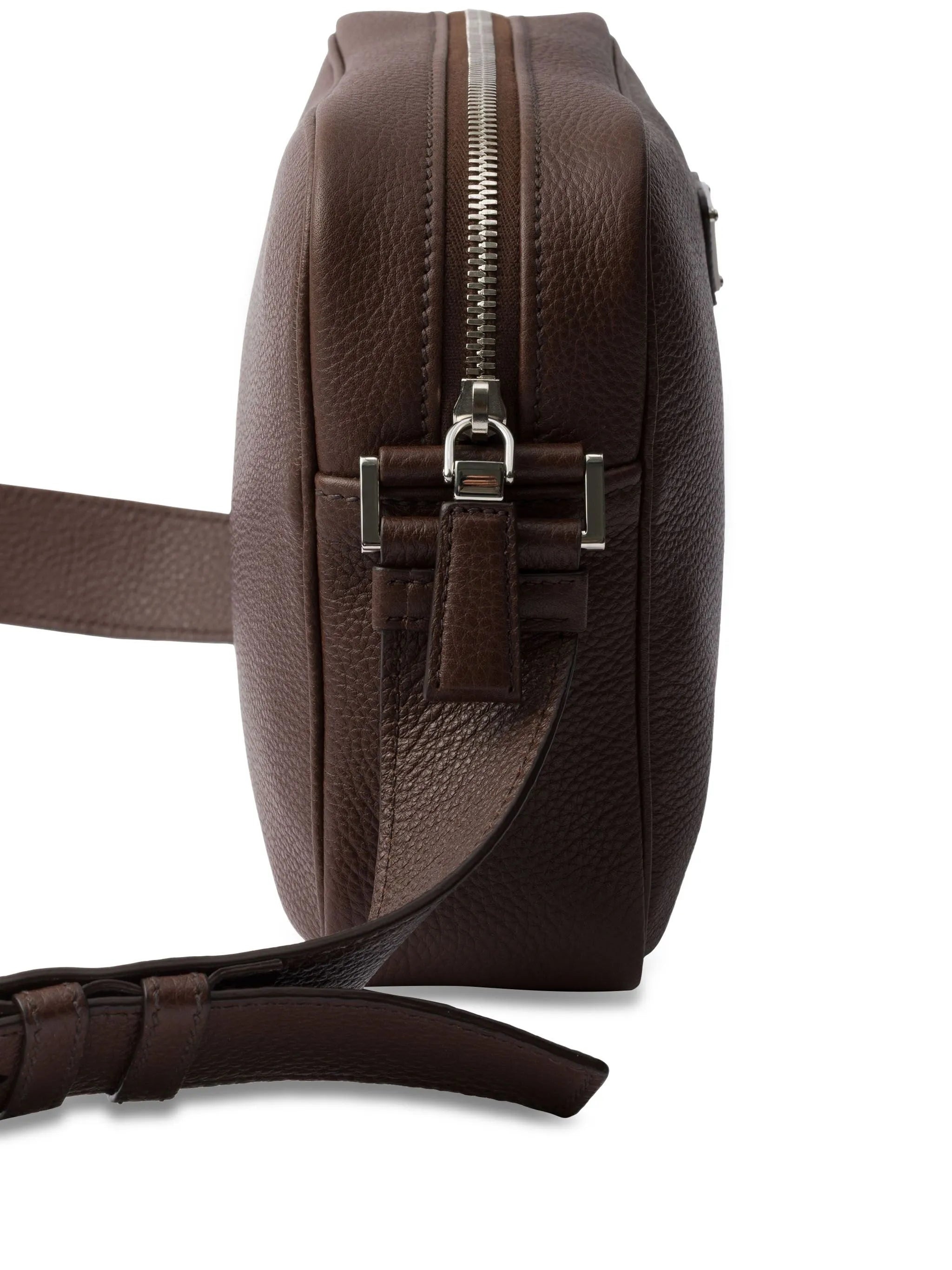 Prada Textured Leather Crossbody Bag - 4