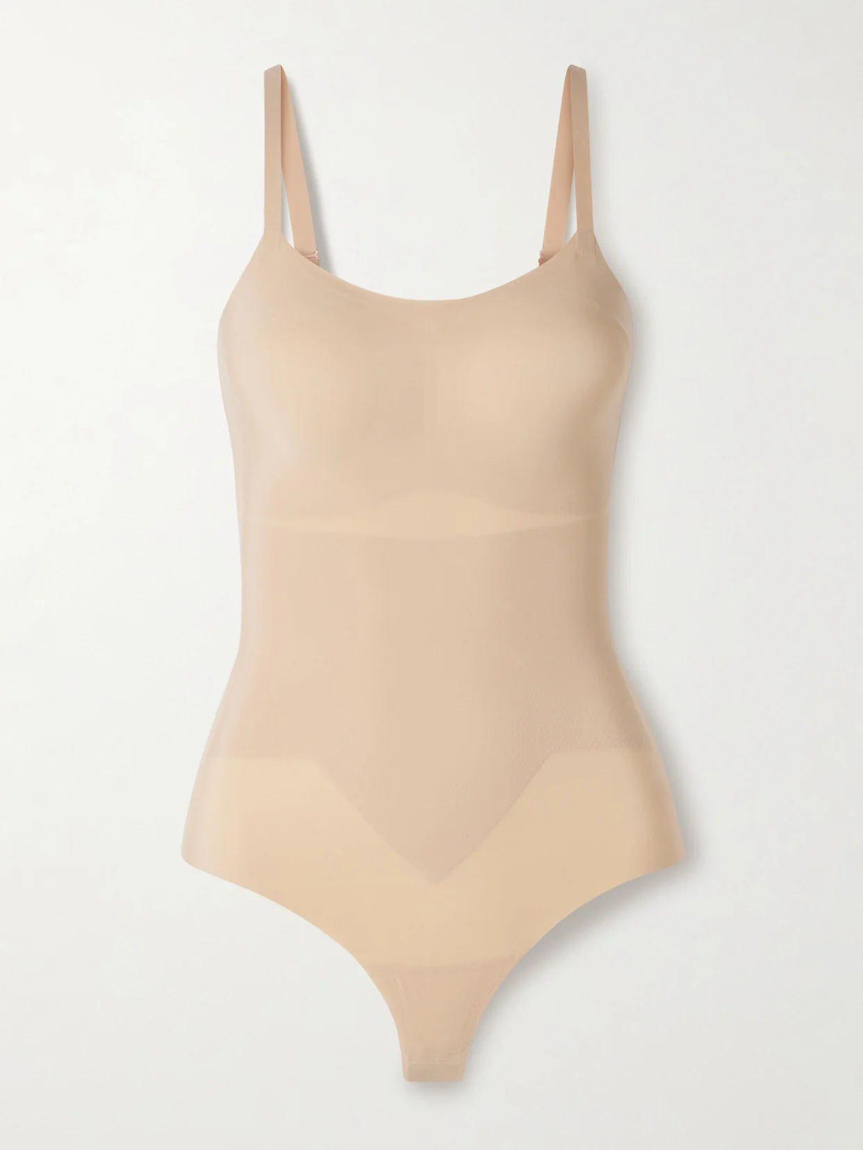 Zone Smoothing Stretch-jersey Thong Bodysuit - 1