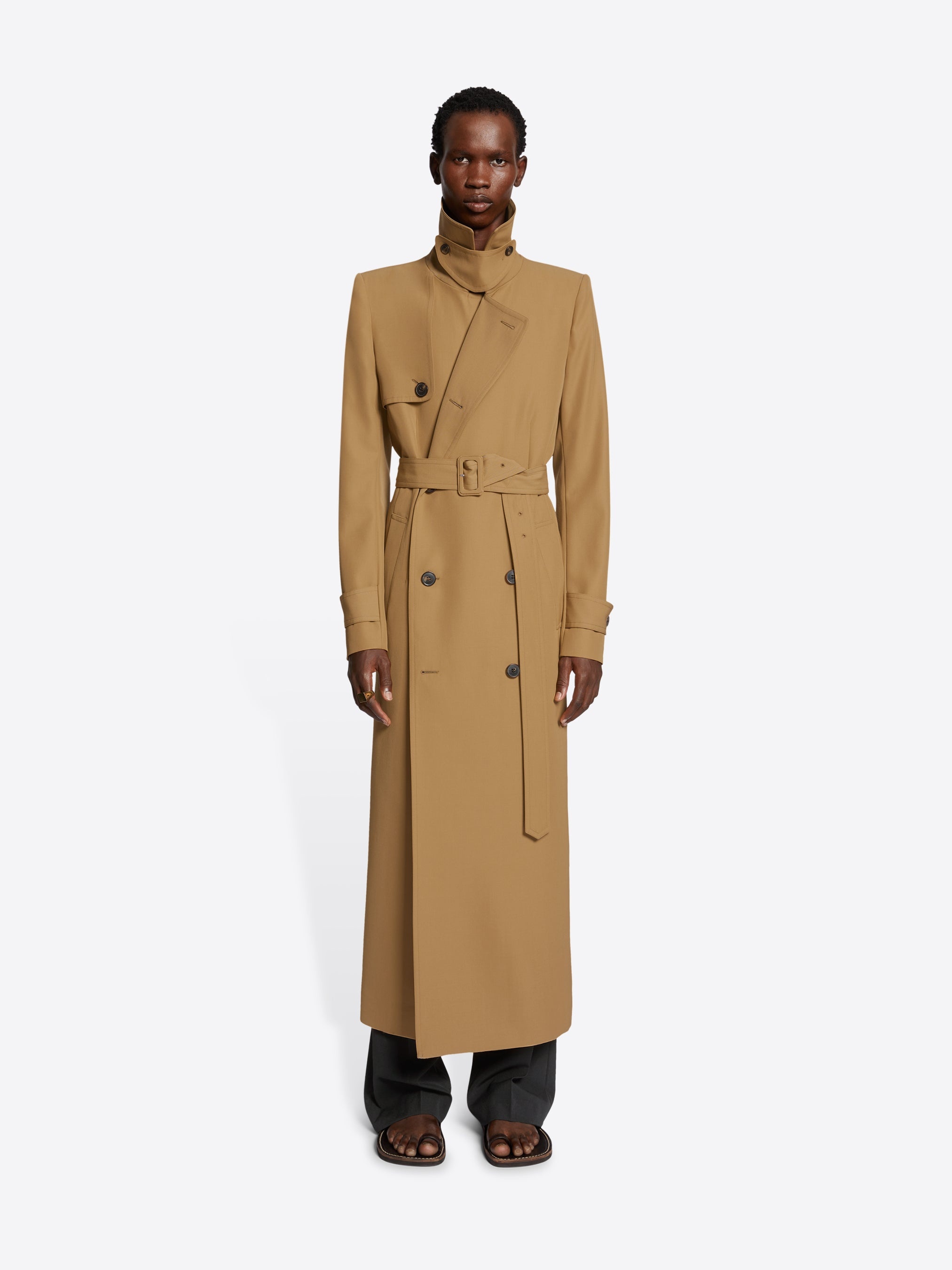 LONG TRENCH COAT - 2