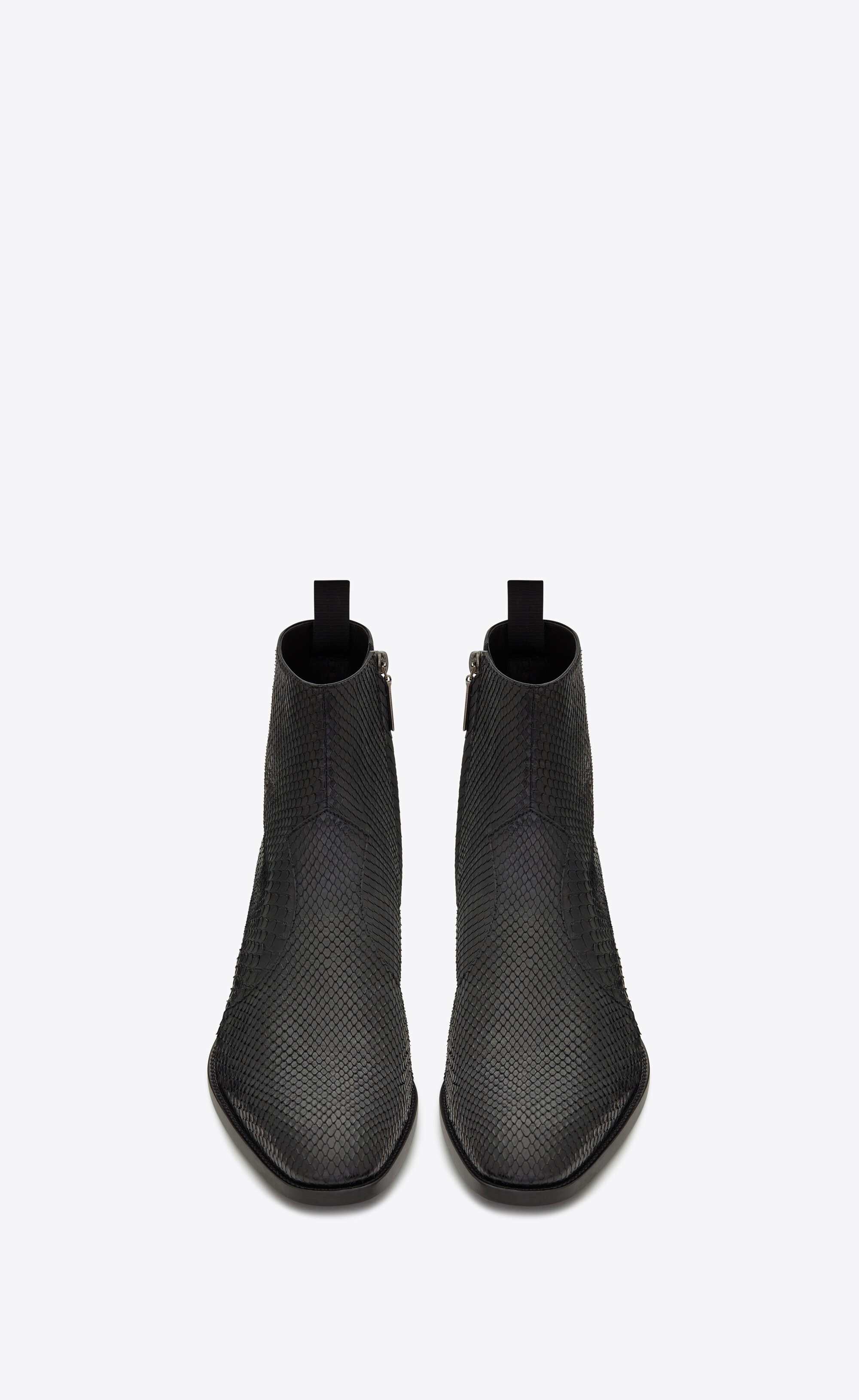 wyatt zipped boots in python - 2