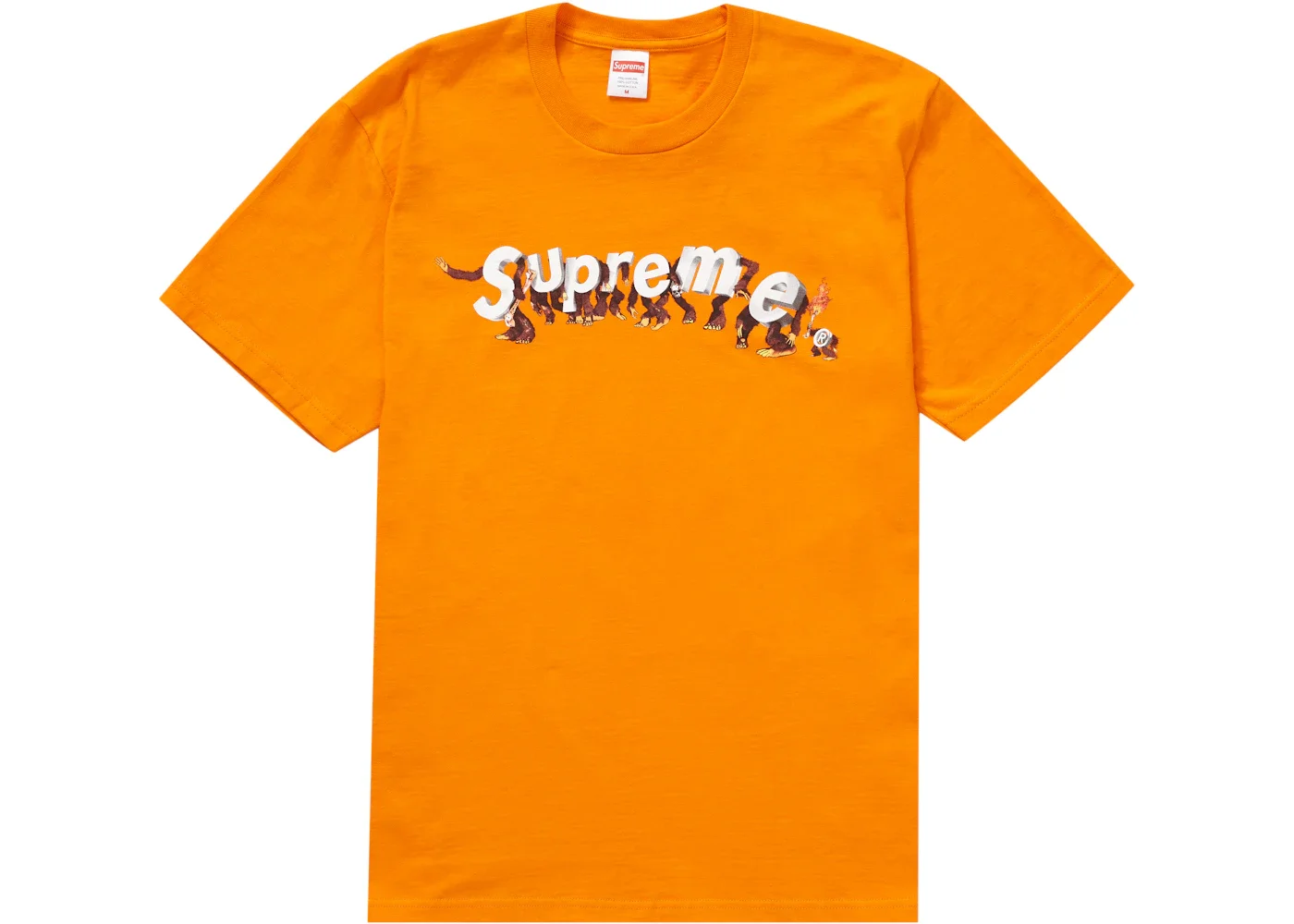Supreme Apes Tee Orange - 1