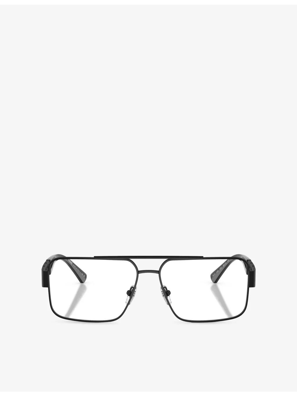 VE1308 Square-Frame Metal Optical Glasses - 1