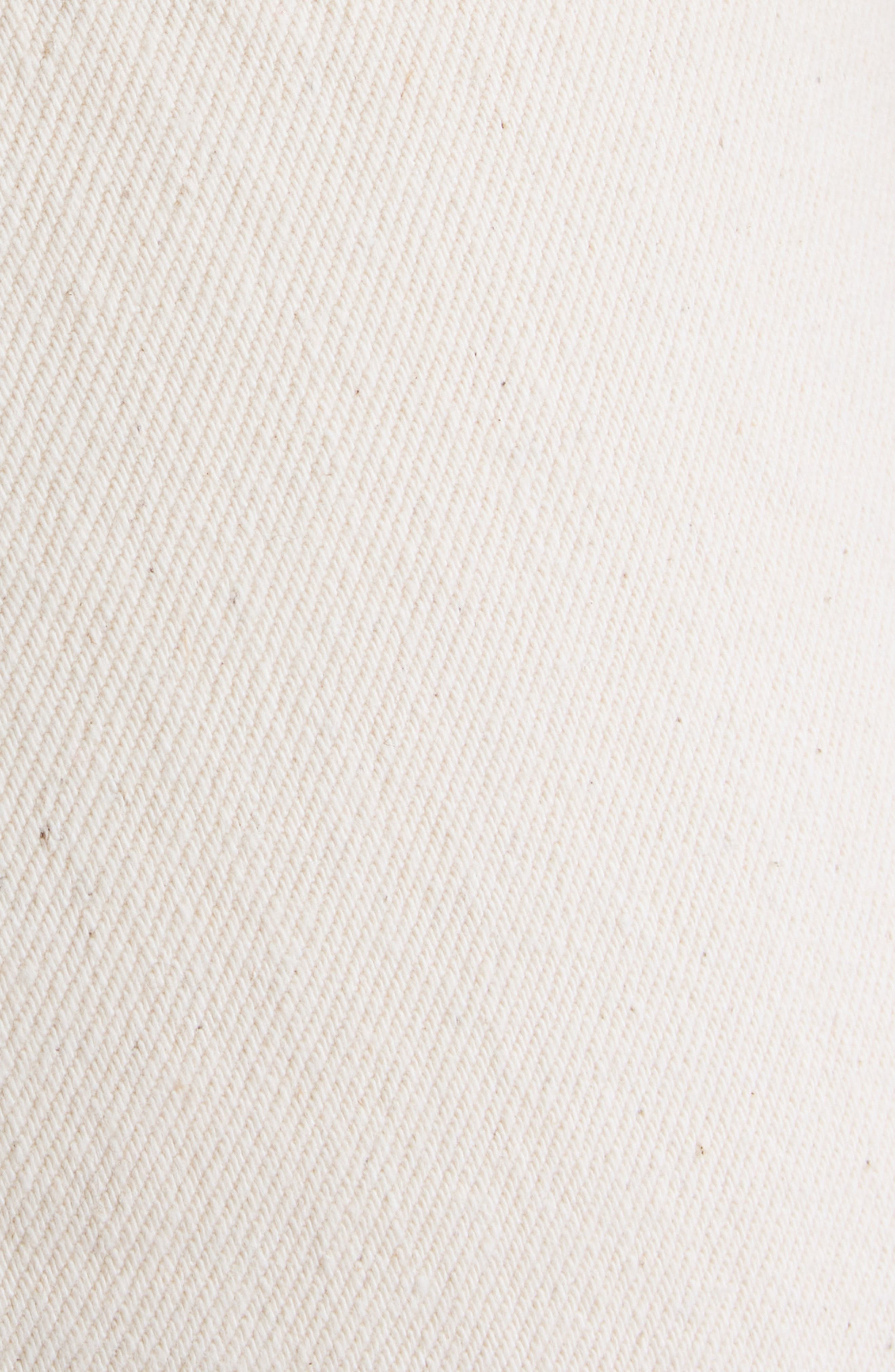 Chloé Pineapple Charm High Waist Twill Pants in Eden White at Nordstrom - 7