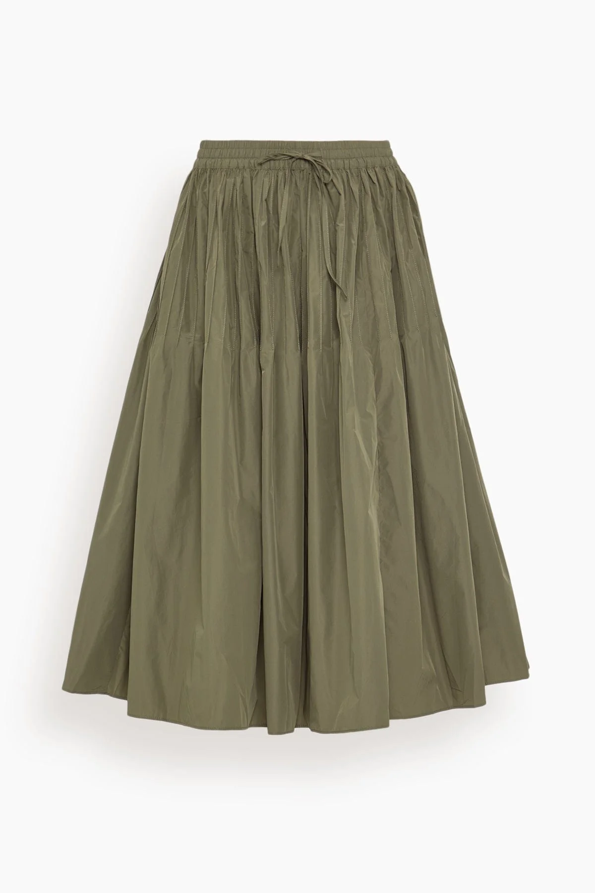 Eva Midi Skirt in Olive - 1